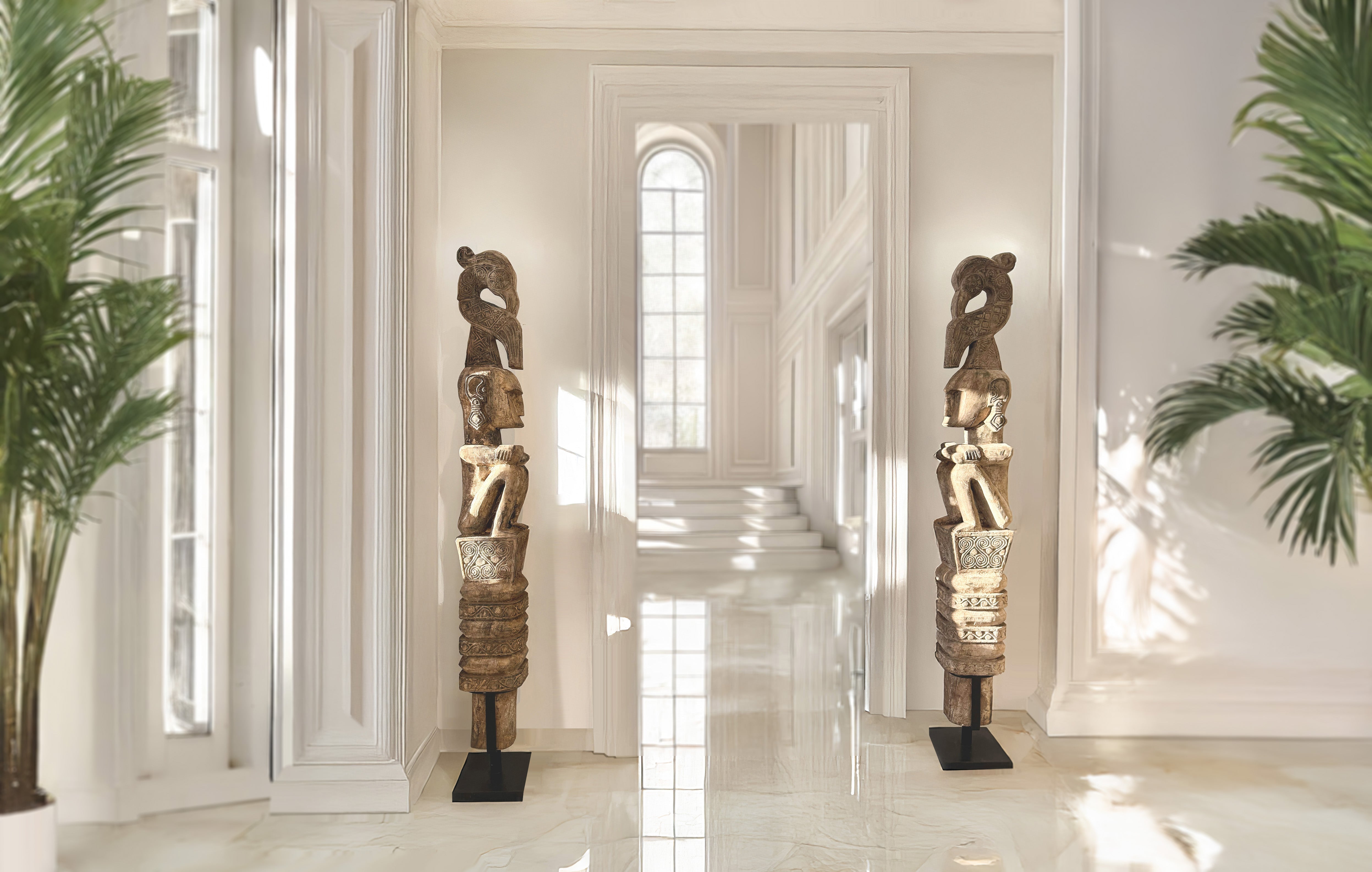 Raja Leti Wood Totem — A Guardian from Sumba