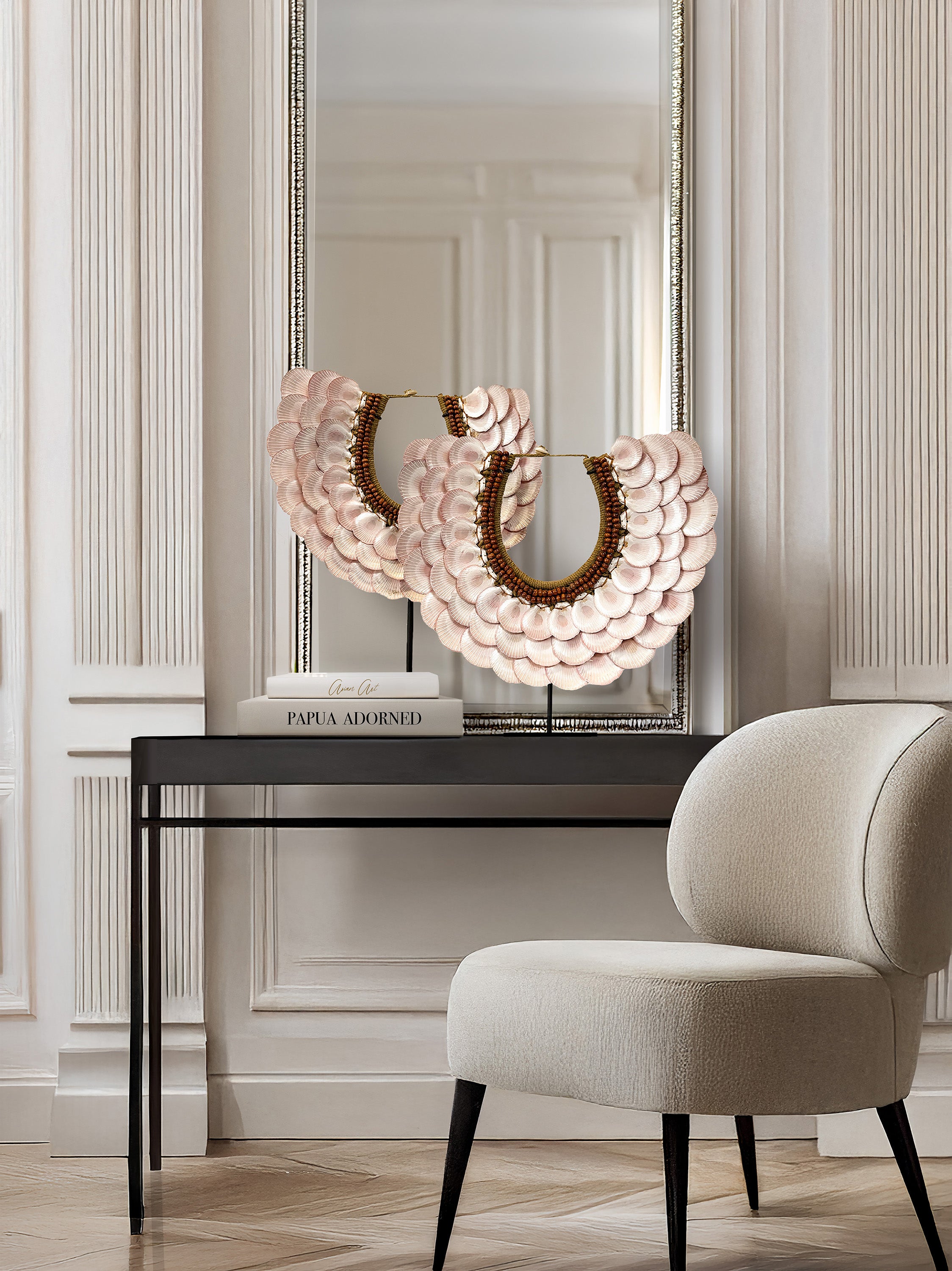 Set of 2 Cardiidae Shell Necklaces From Papua - available at kirschon - shipping from Lake Como