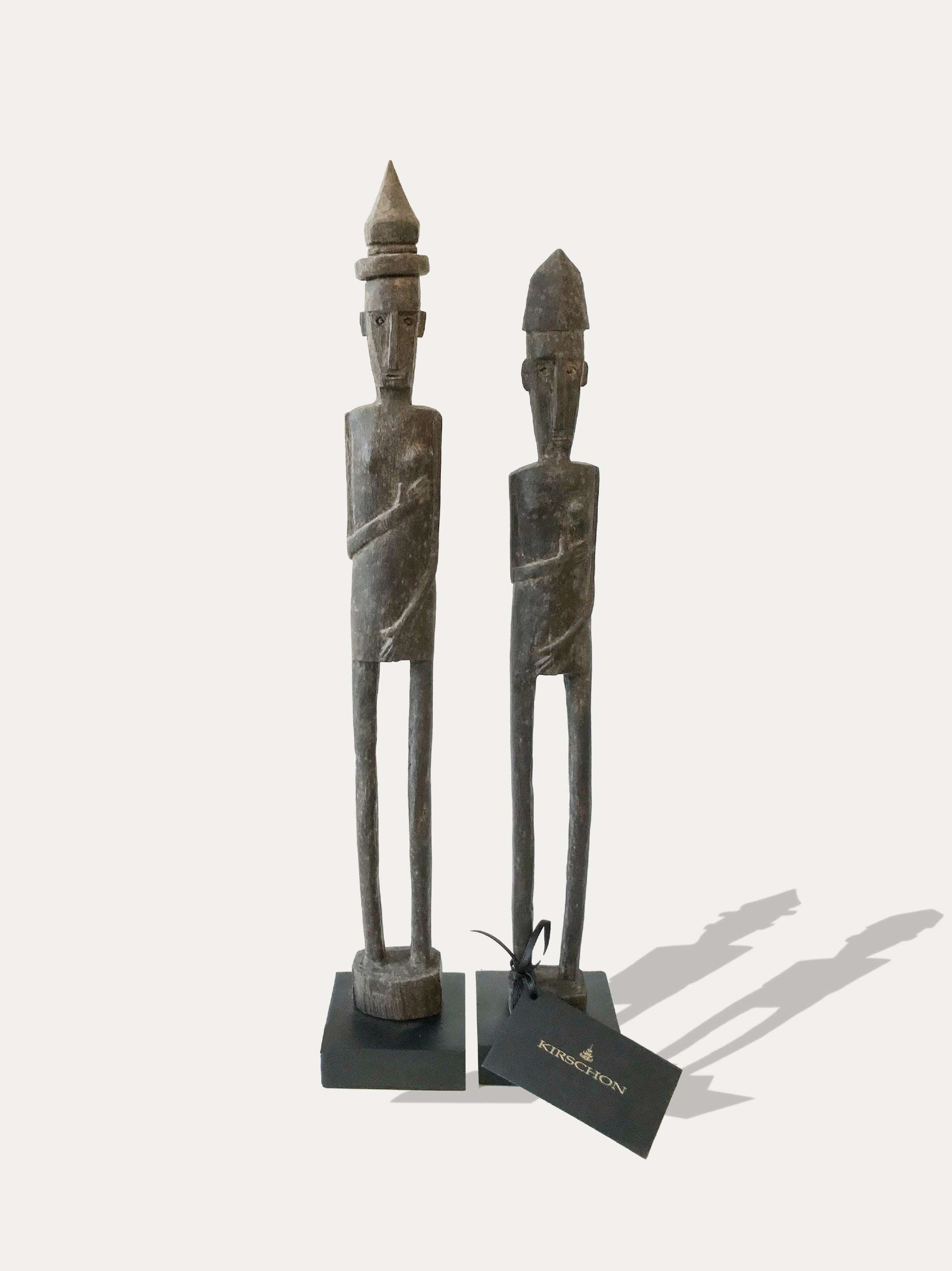 Vintage Dayak Hampatong figures from Borneo - Asian Art from Kirschon