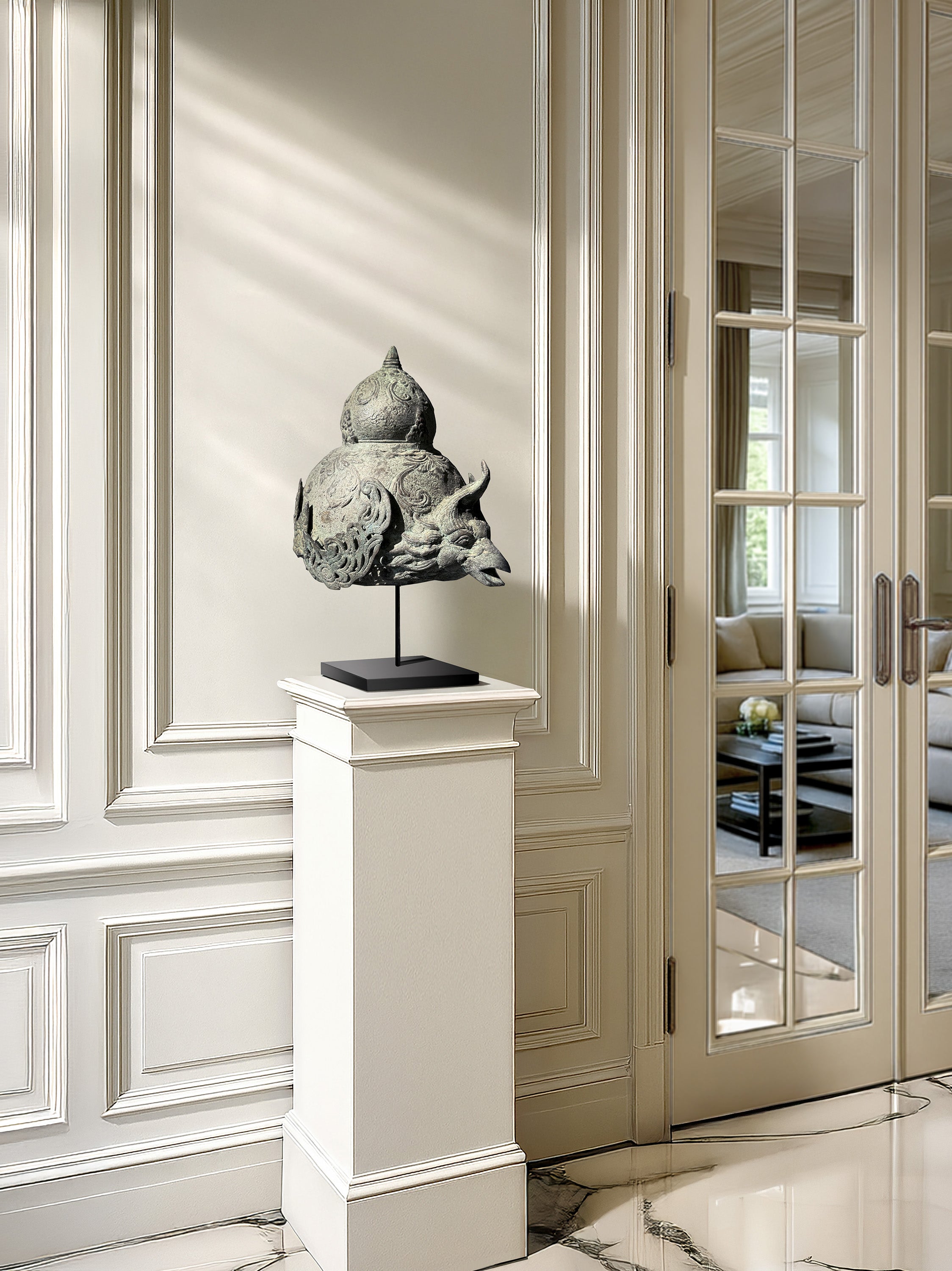 buddha-head-artifact-asian-home-decor-styling-como