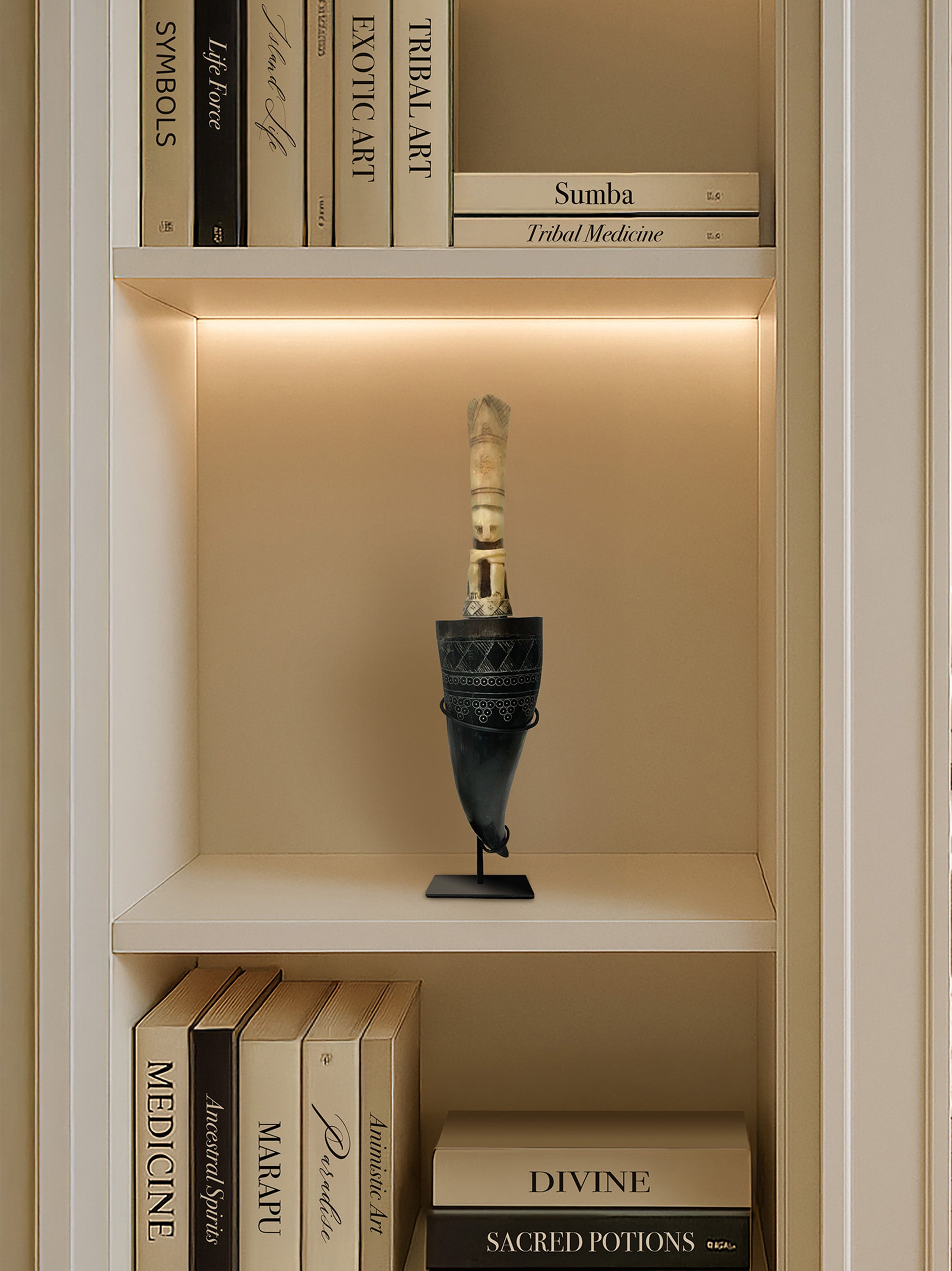 Tanduk Tempat Obat - Bouteille de médicaments de Sumba