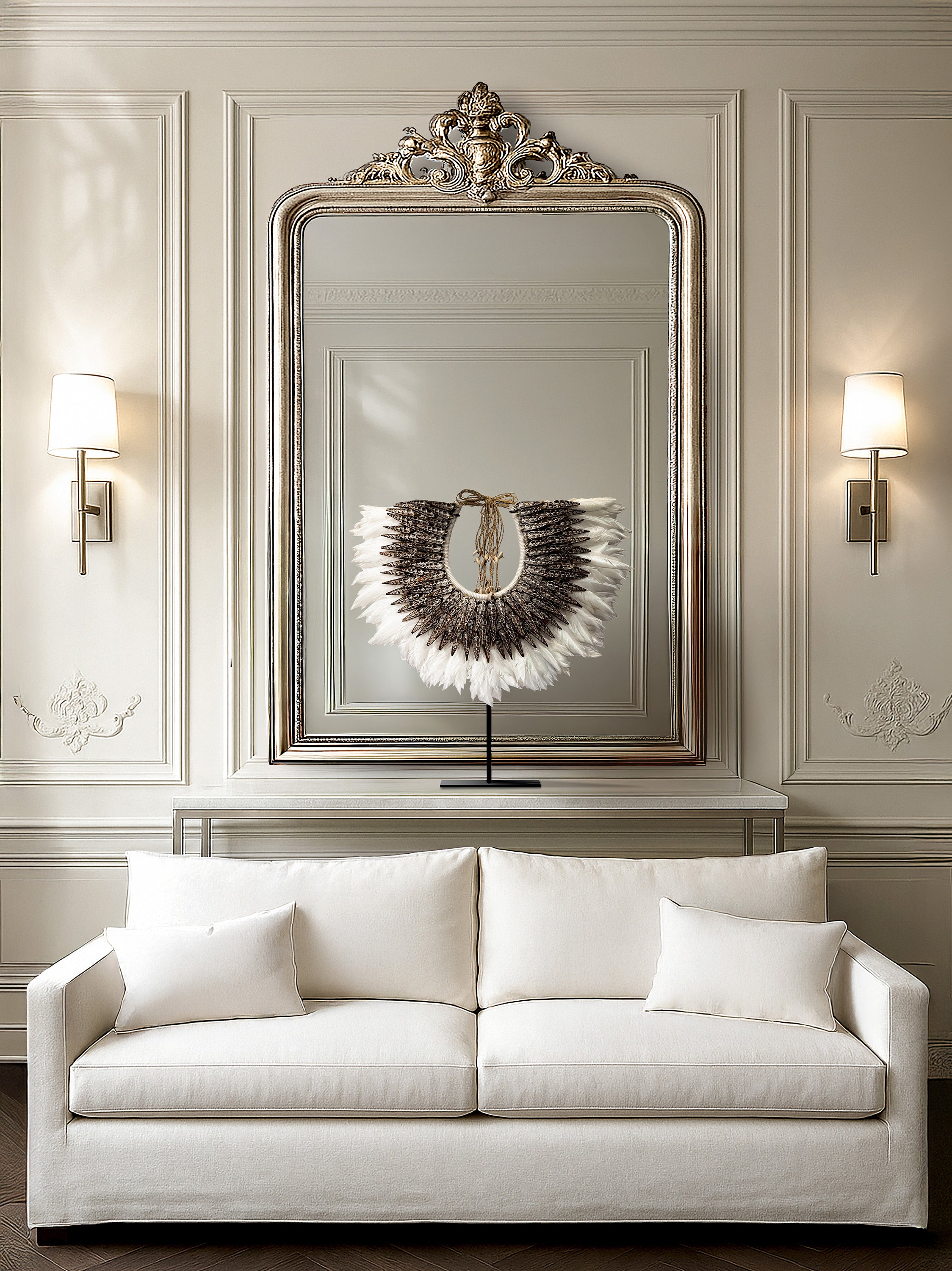 artisan-necklace-shell-feathers-papua-kirschon-como