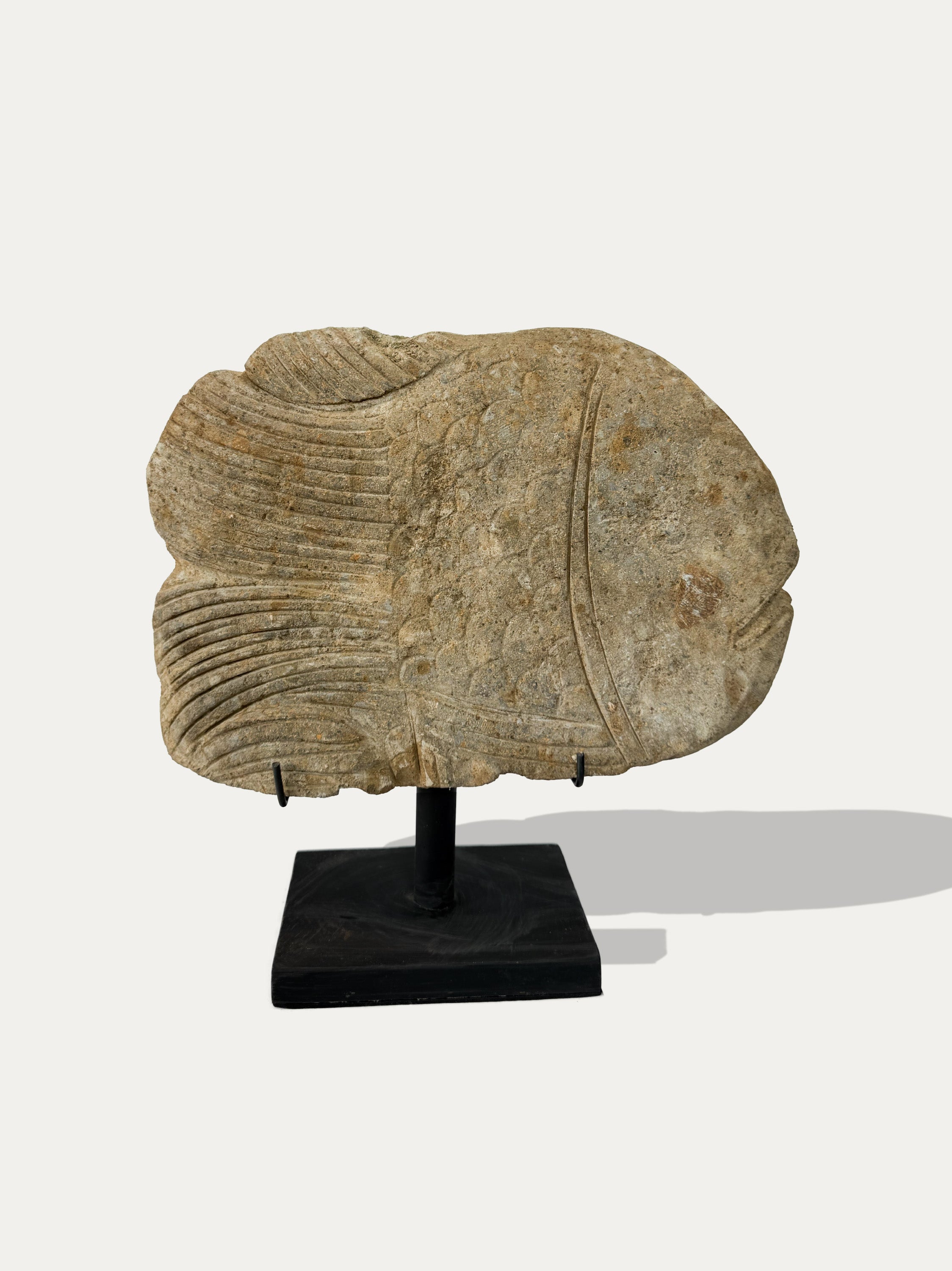 Hand Carved Ikan (Fish) Statue From Java