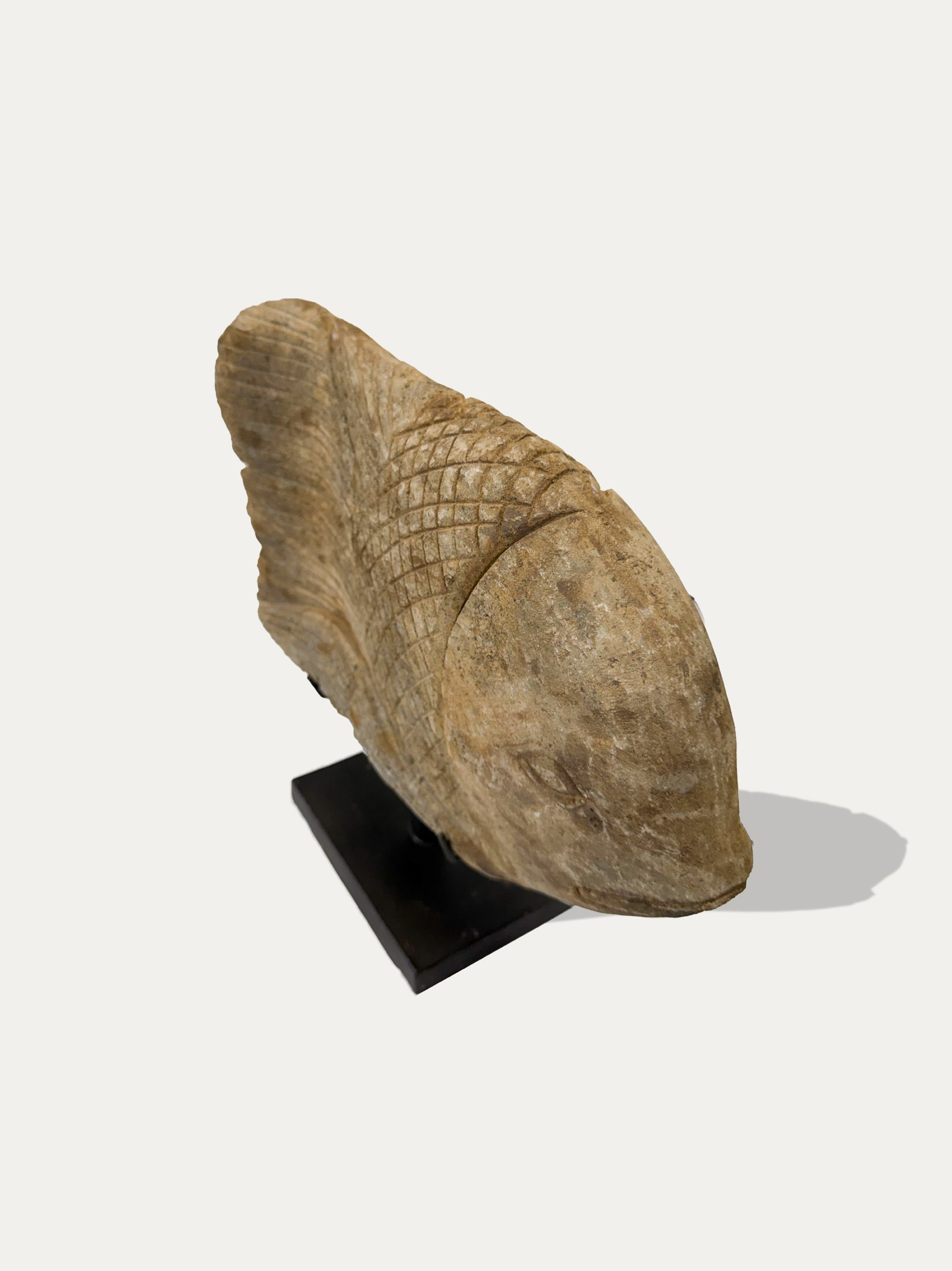 Hand Carved Ikan (Fish) Statue From Java