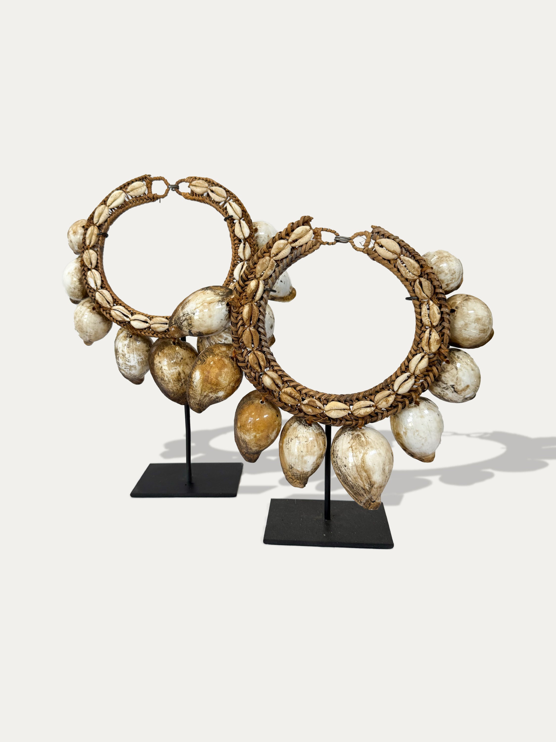 Set di 2 collane di conchiglie di Papua