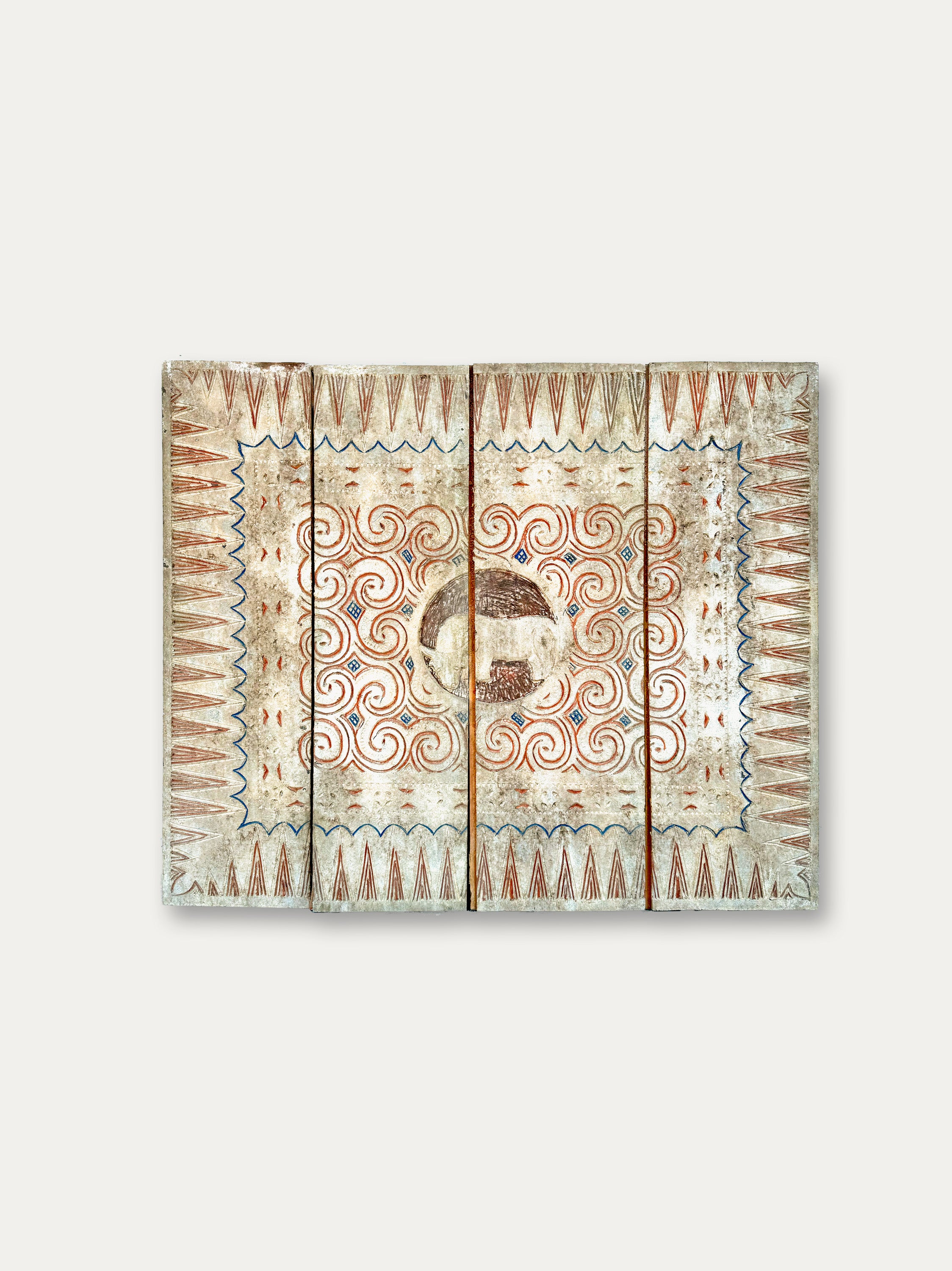 Vintage Wood Panel From Toraja