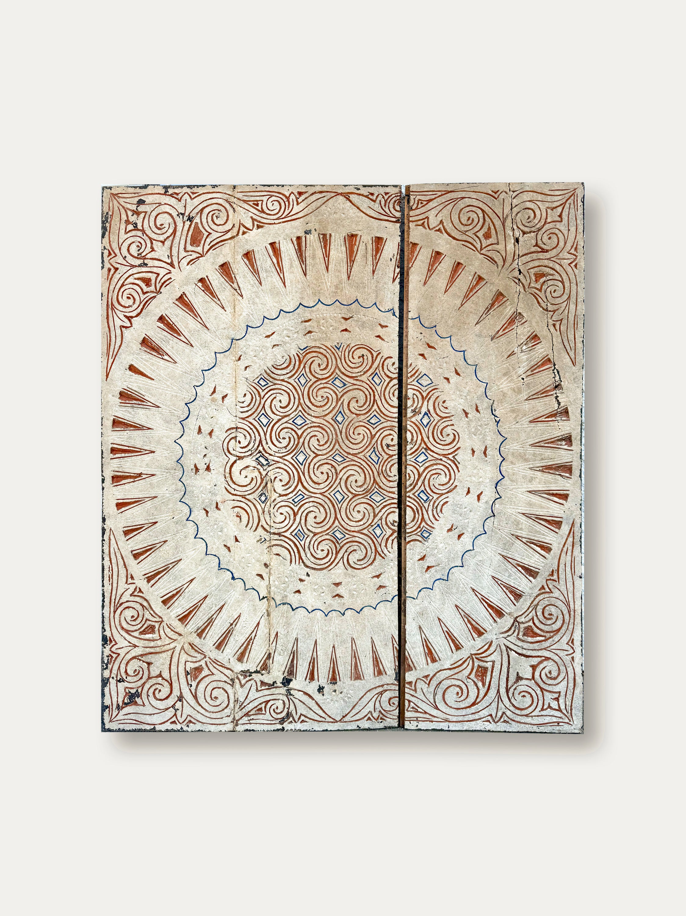 Vintage wood panel from Toraja