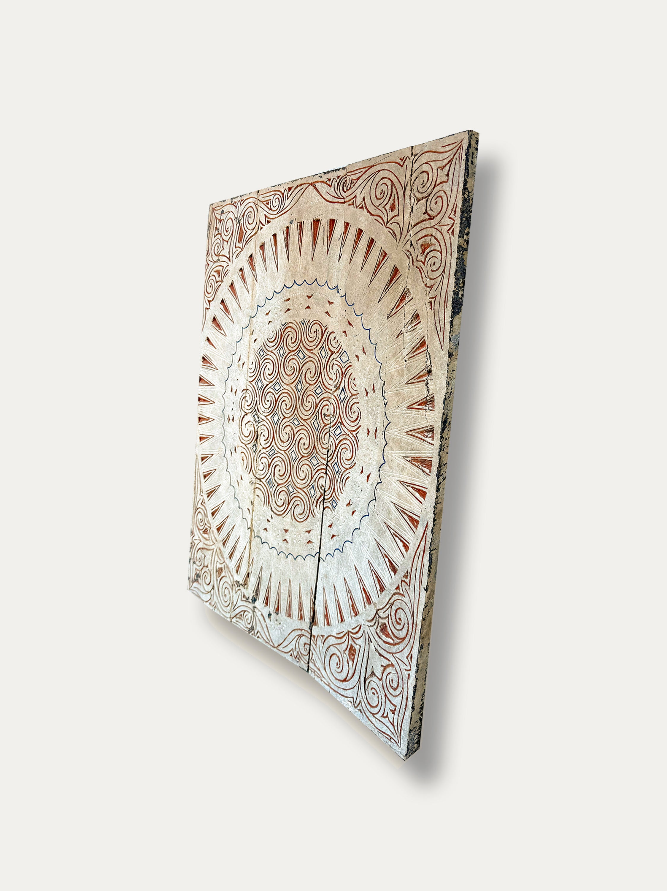 Vintage wood panel from Toraja