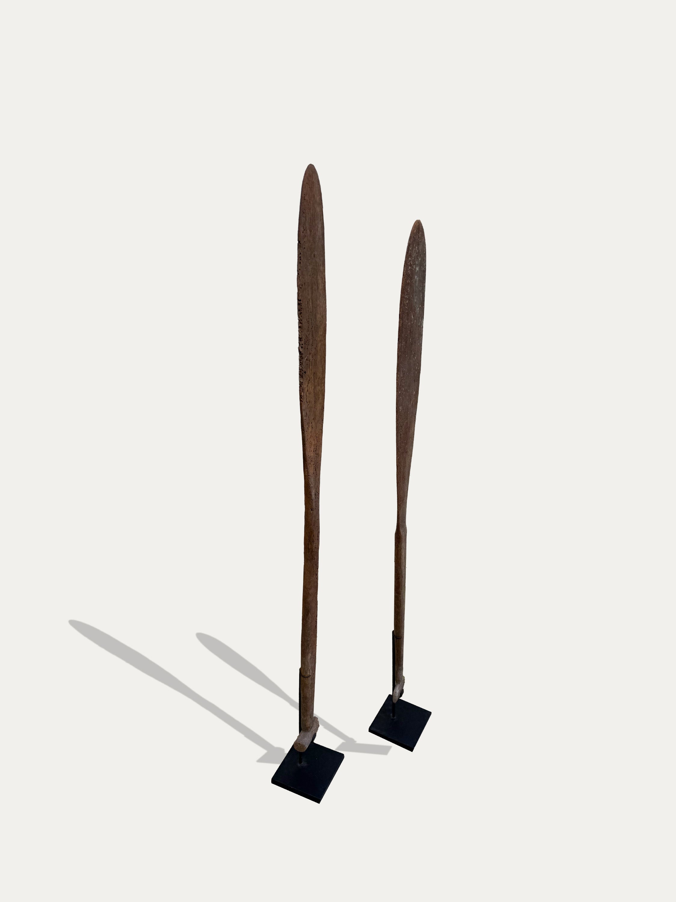 Antique oars from Borneo