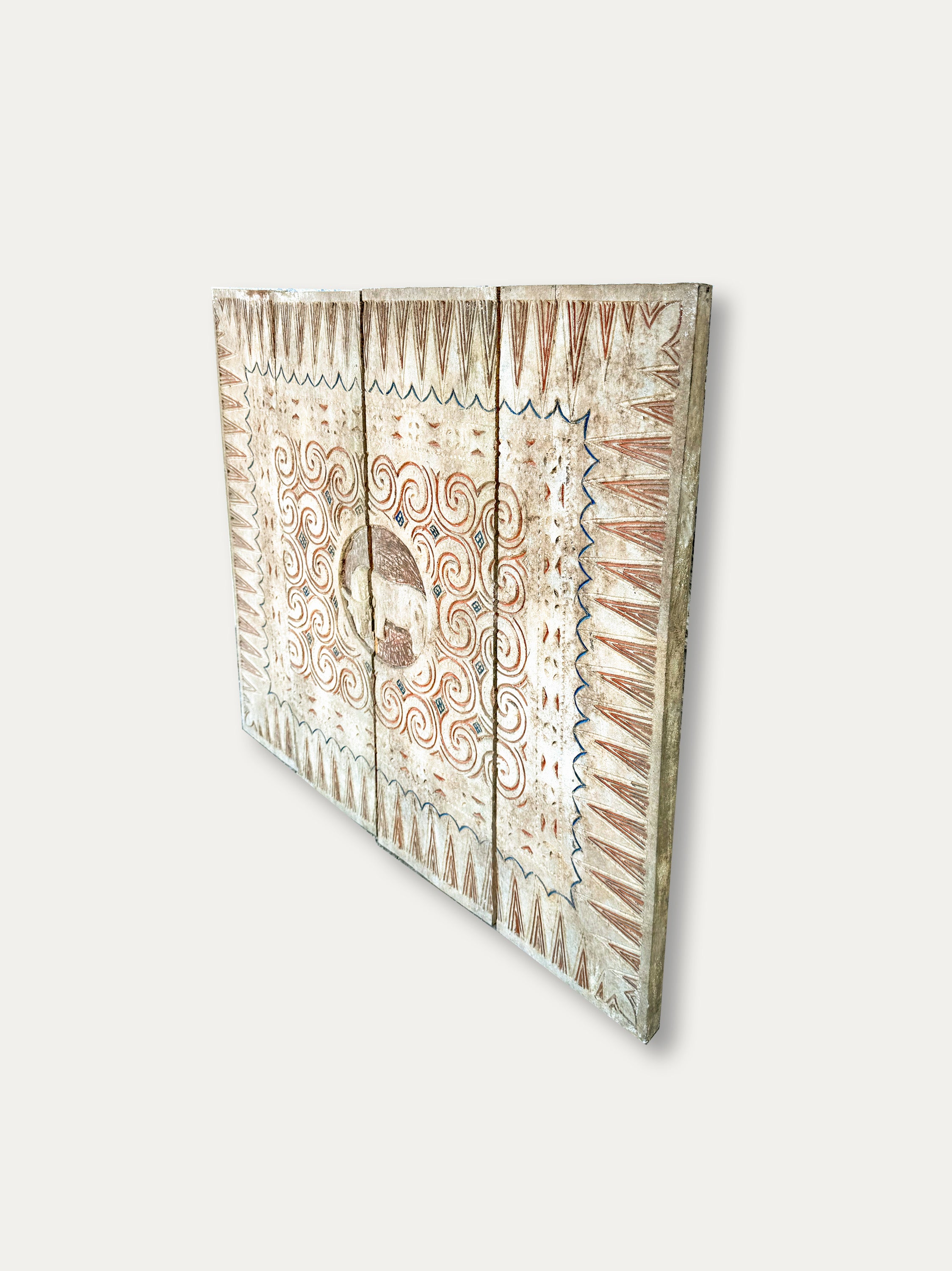 Vintage Wood Panel From Toraja