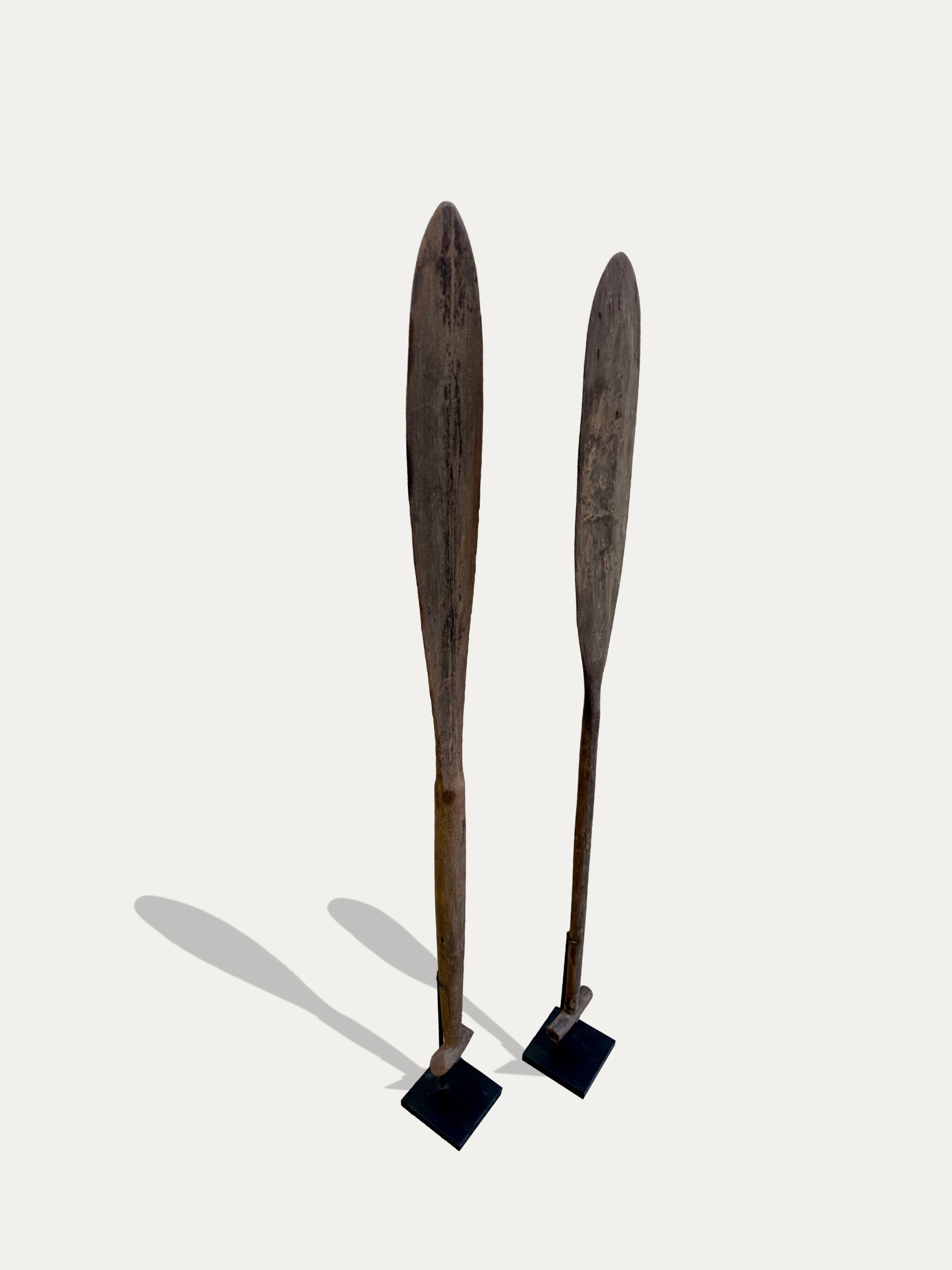 Antique oars from Borneo