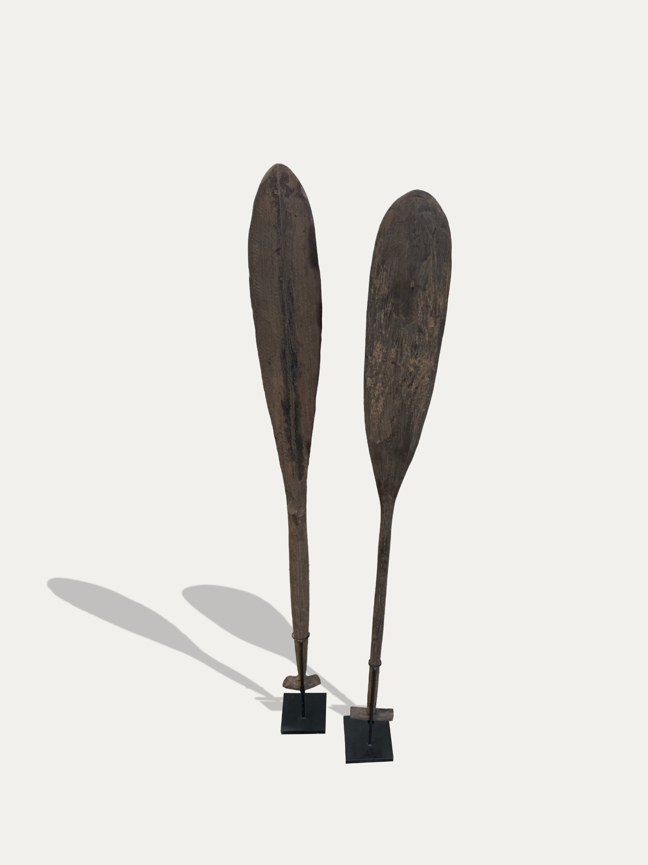 Antique oars from Borneo