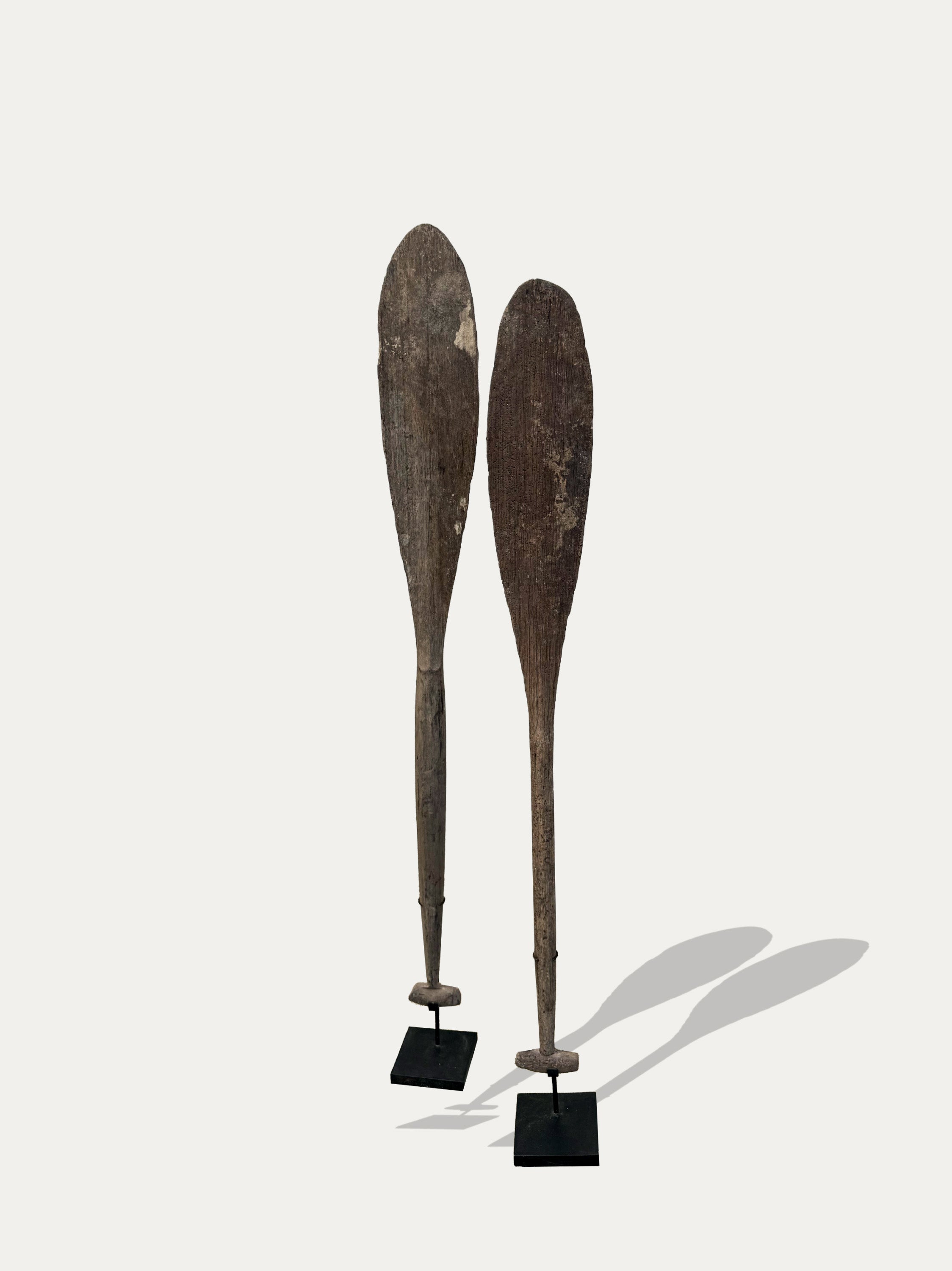 Antique oars from Borneo