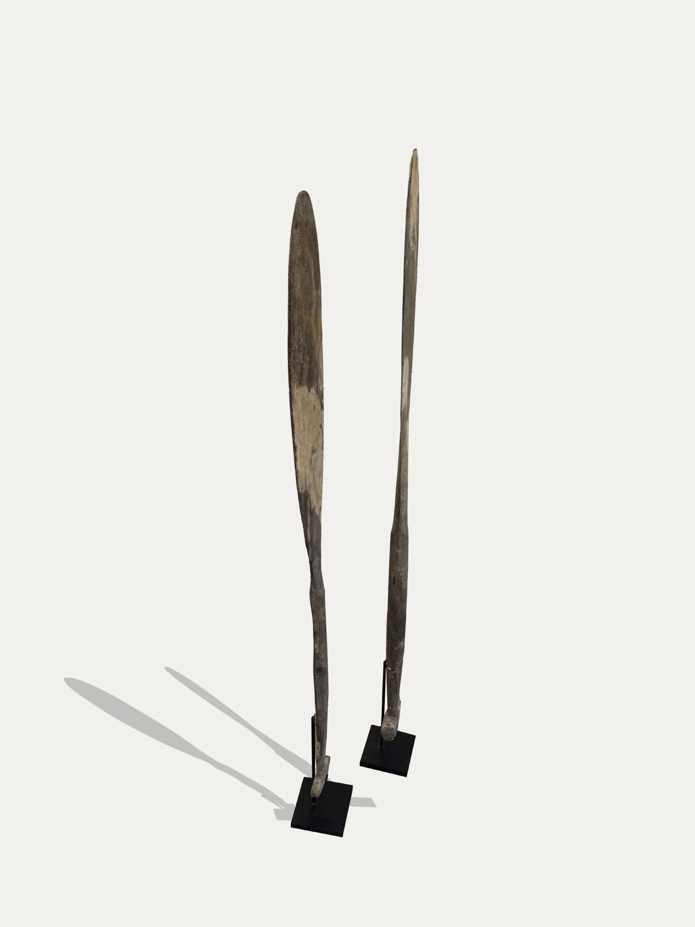 Antique oars from Borneo