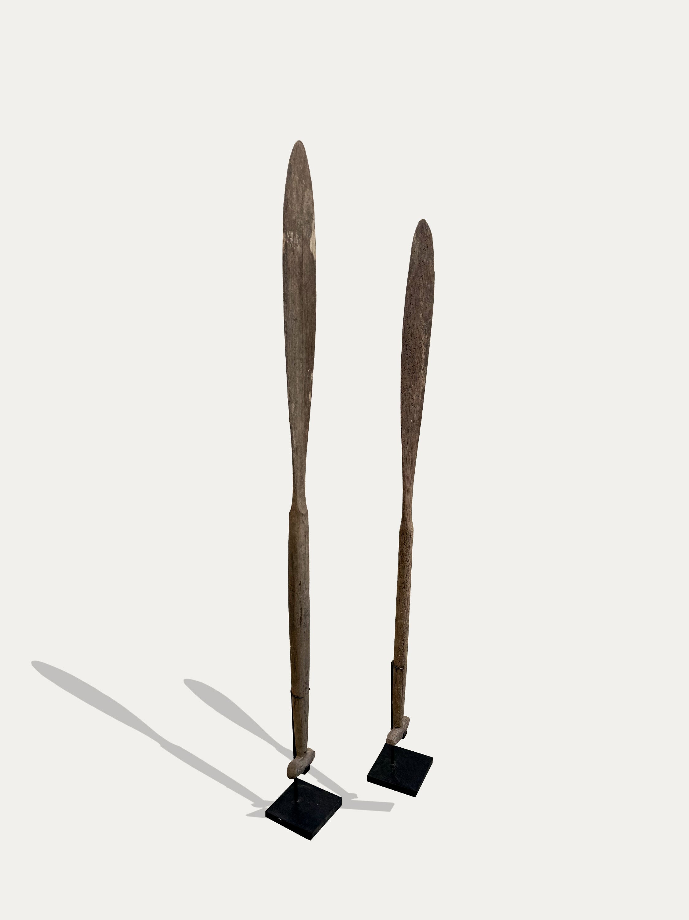 Antique oars from Borneo