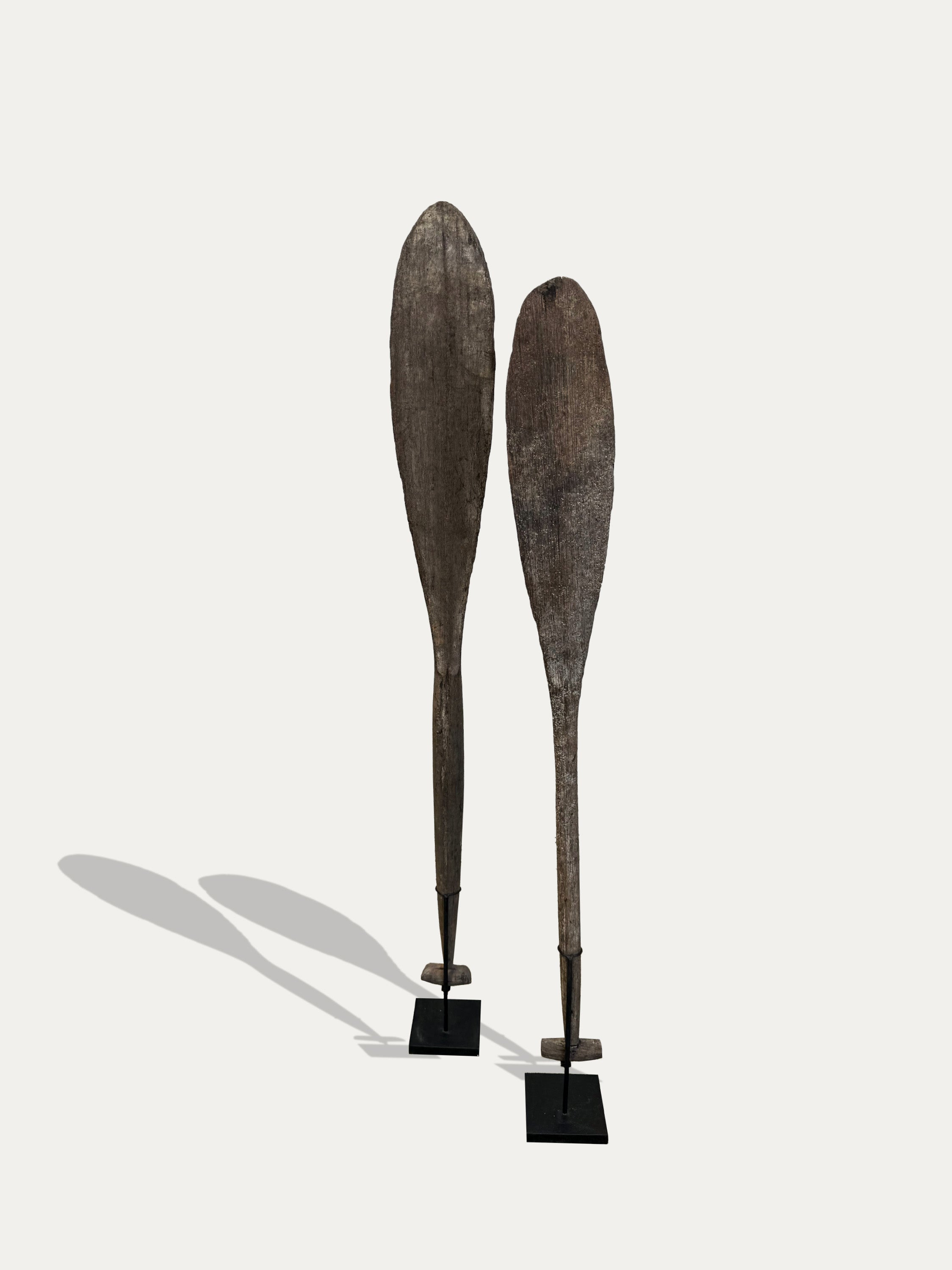 Antique oars from Borneo