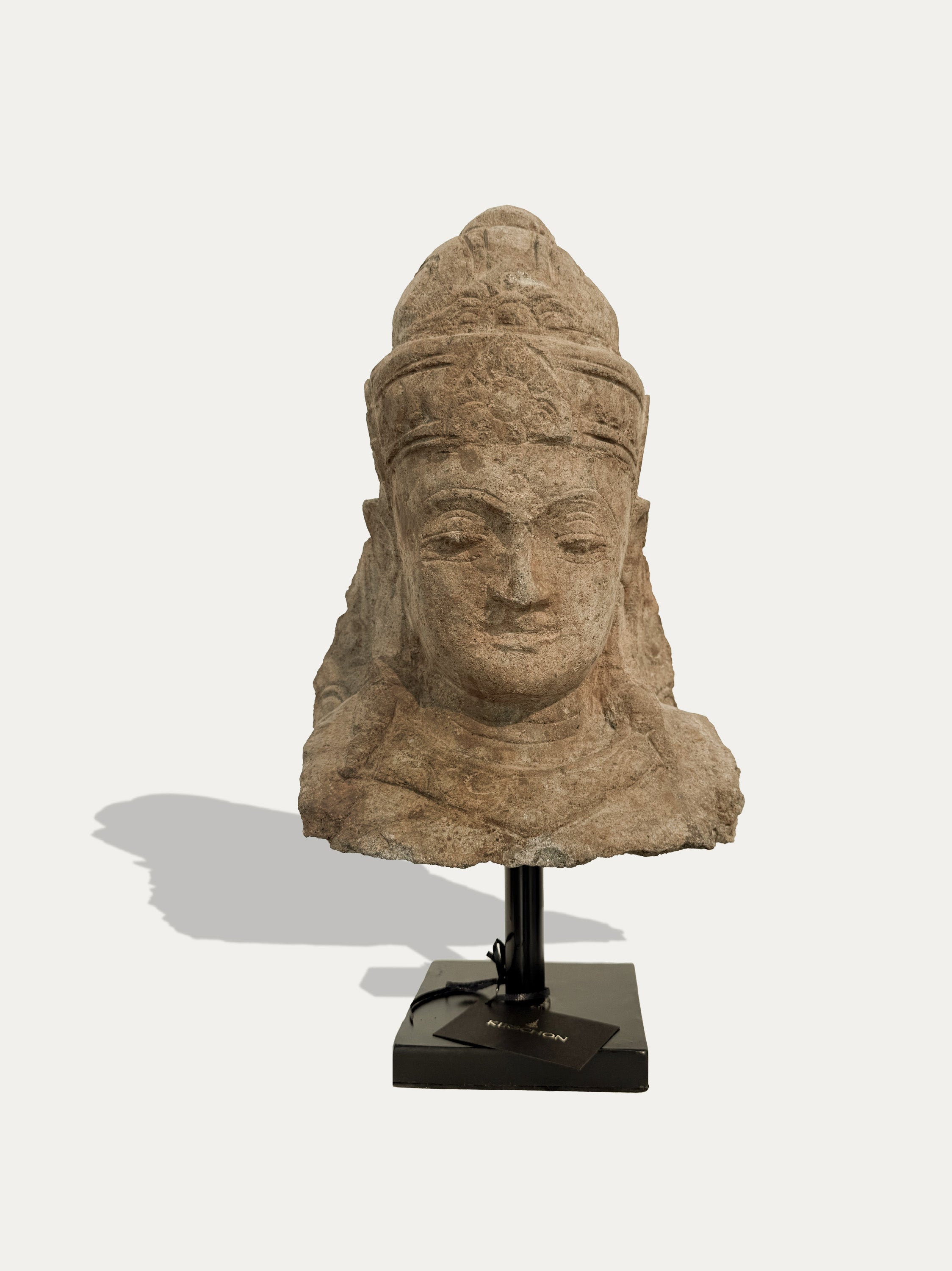 Siwa Stone Statue hand-carved in Java – Sacred sculpture available at Kirschon near Lake Como