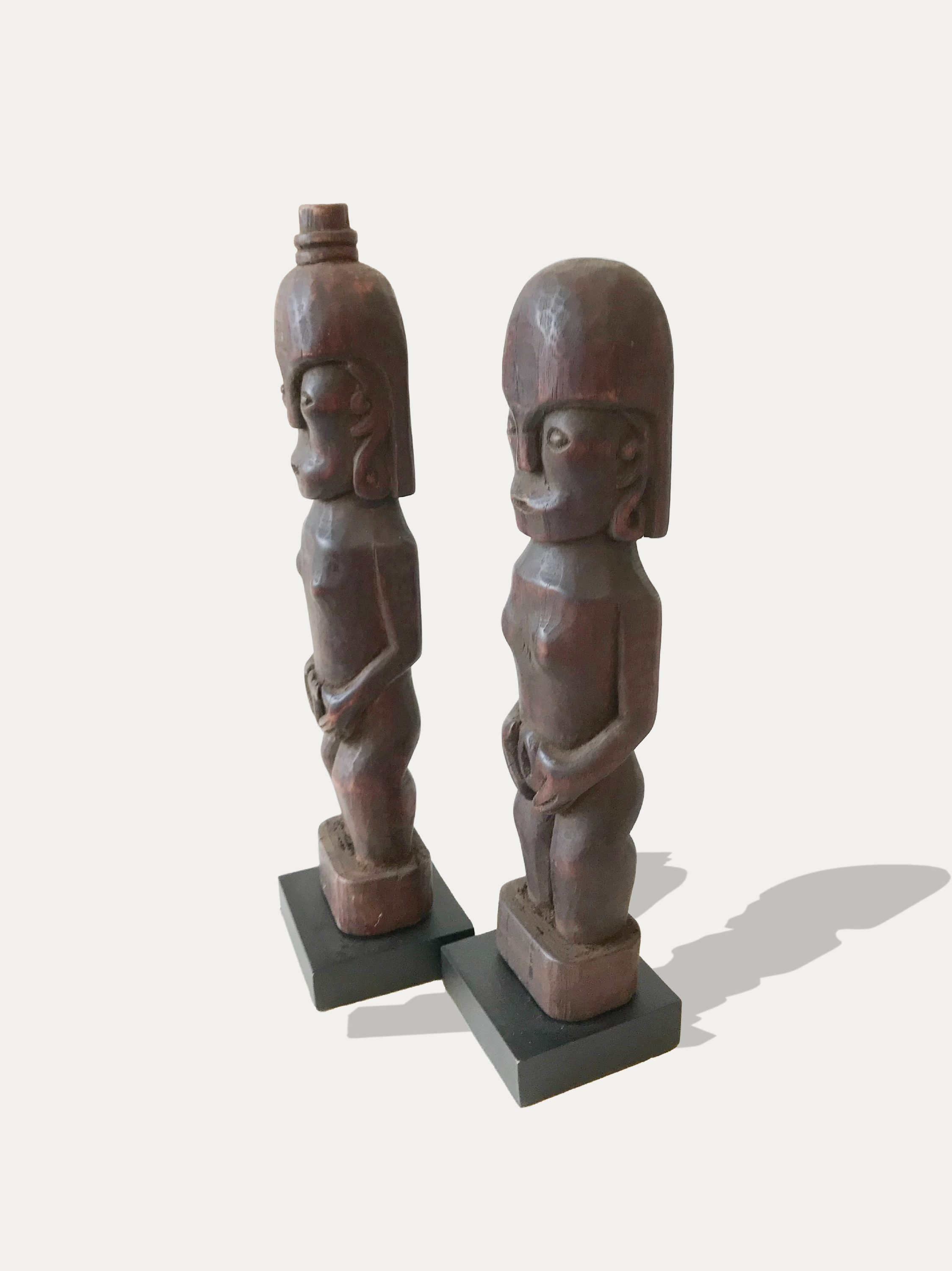 Vintage Toba Batak figures from Sumatra - Asian art from Kirschon
