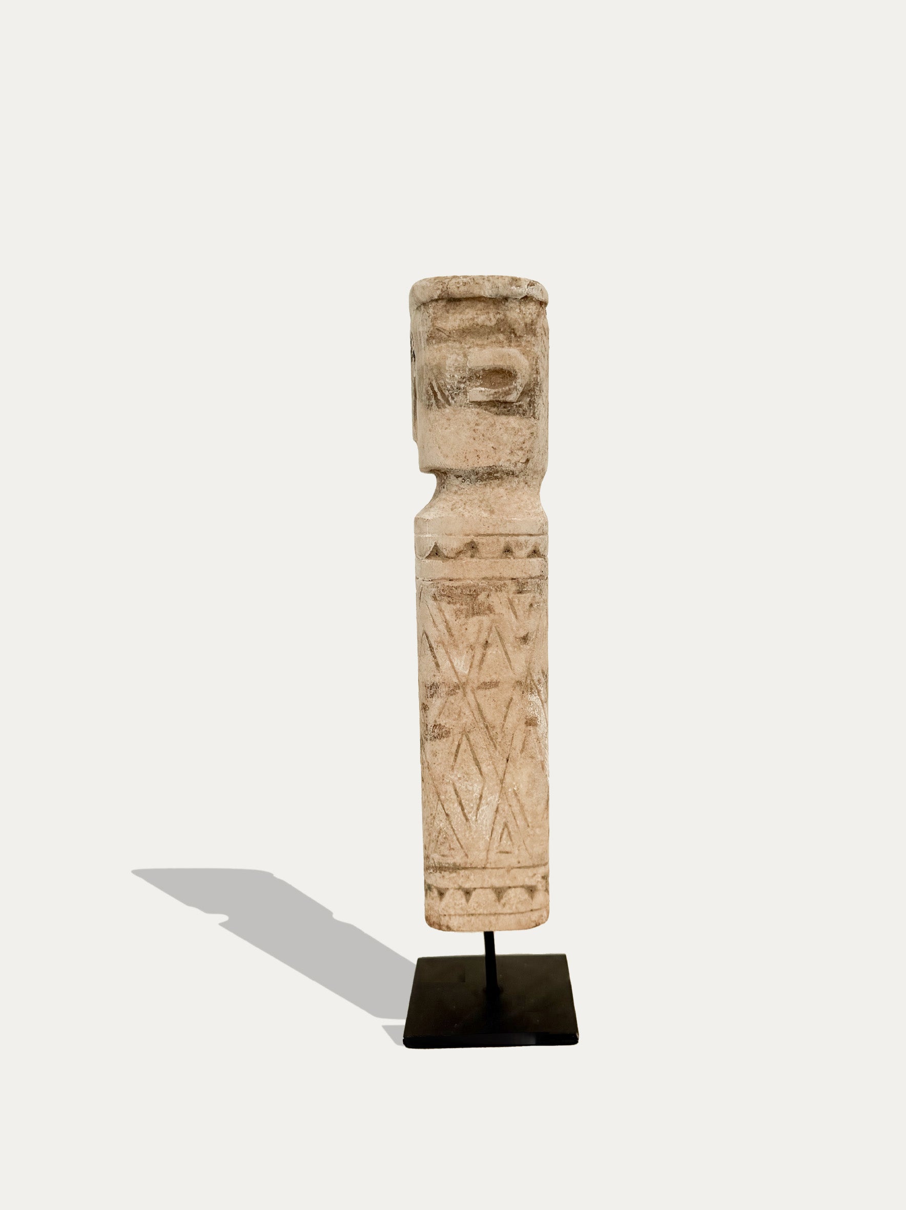 Large Tribal Limestone Statue from Timor