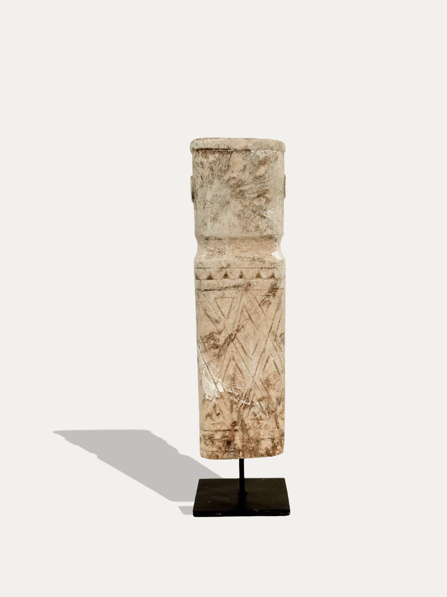 Large Tribal Limestone Statue from Timor