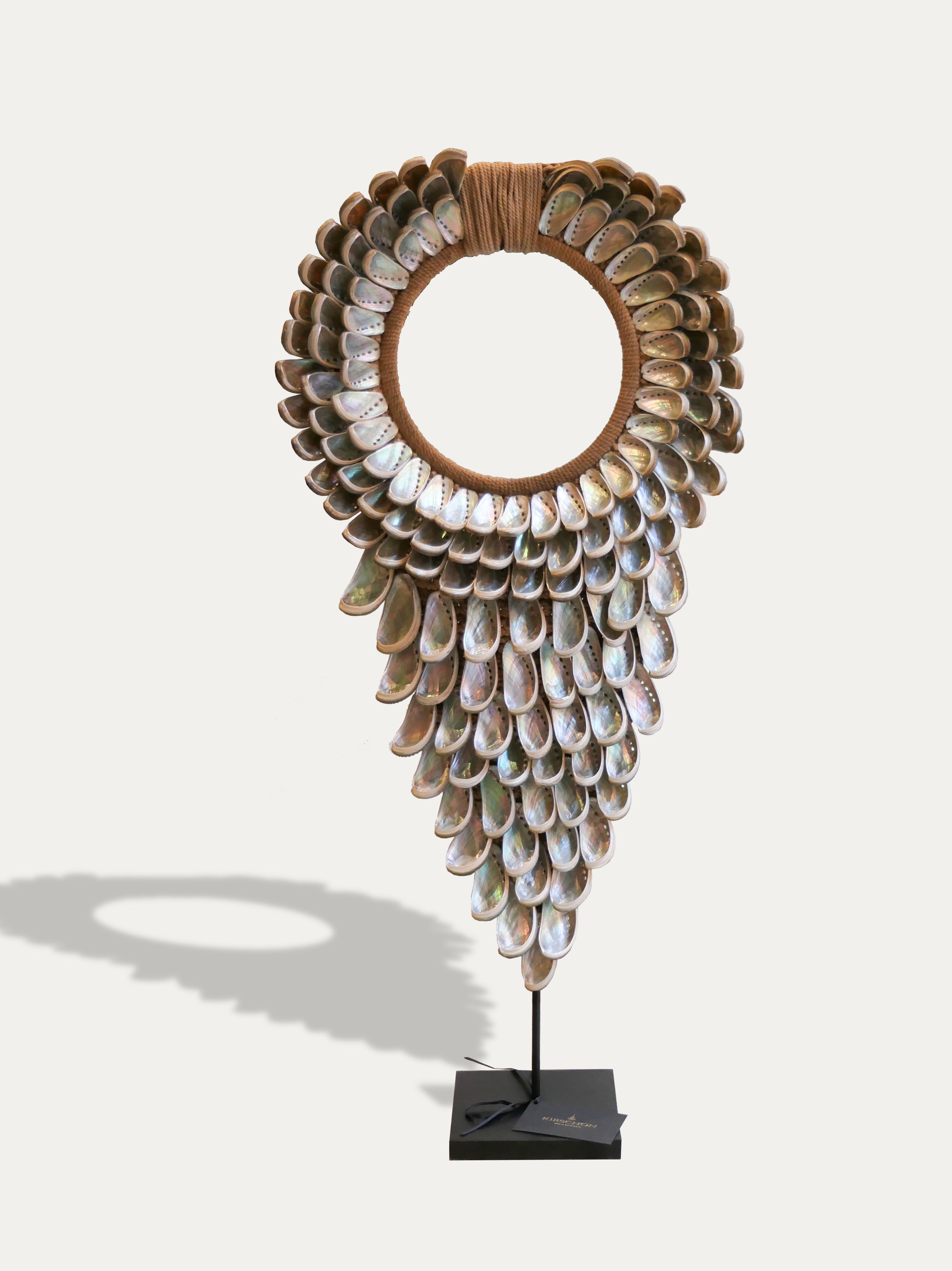 Asian art, Abalone Shell Necklace From Papua - kirschon