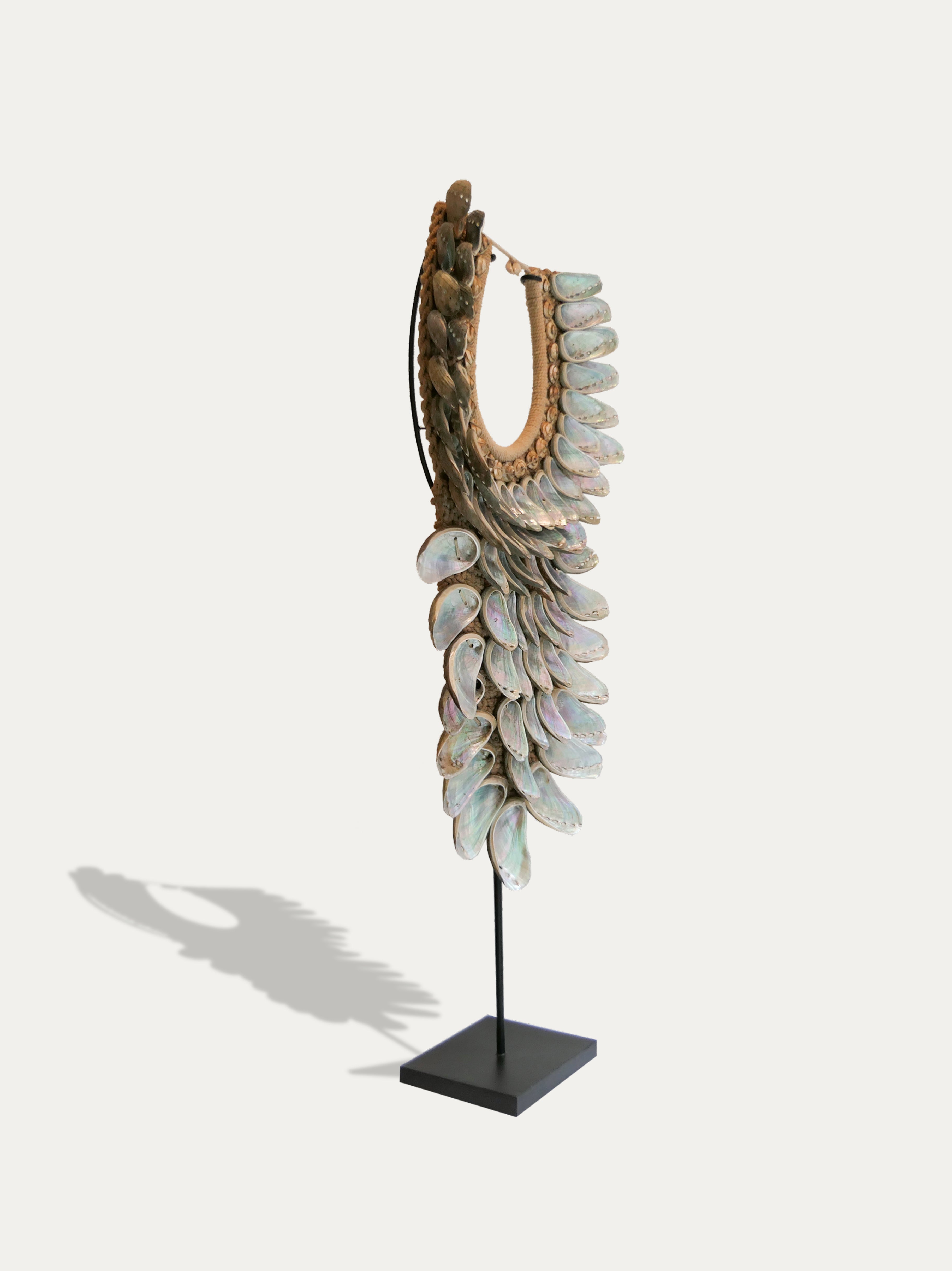 Asian art, Abalone Shell Necklace From Papua - kirschon