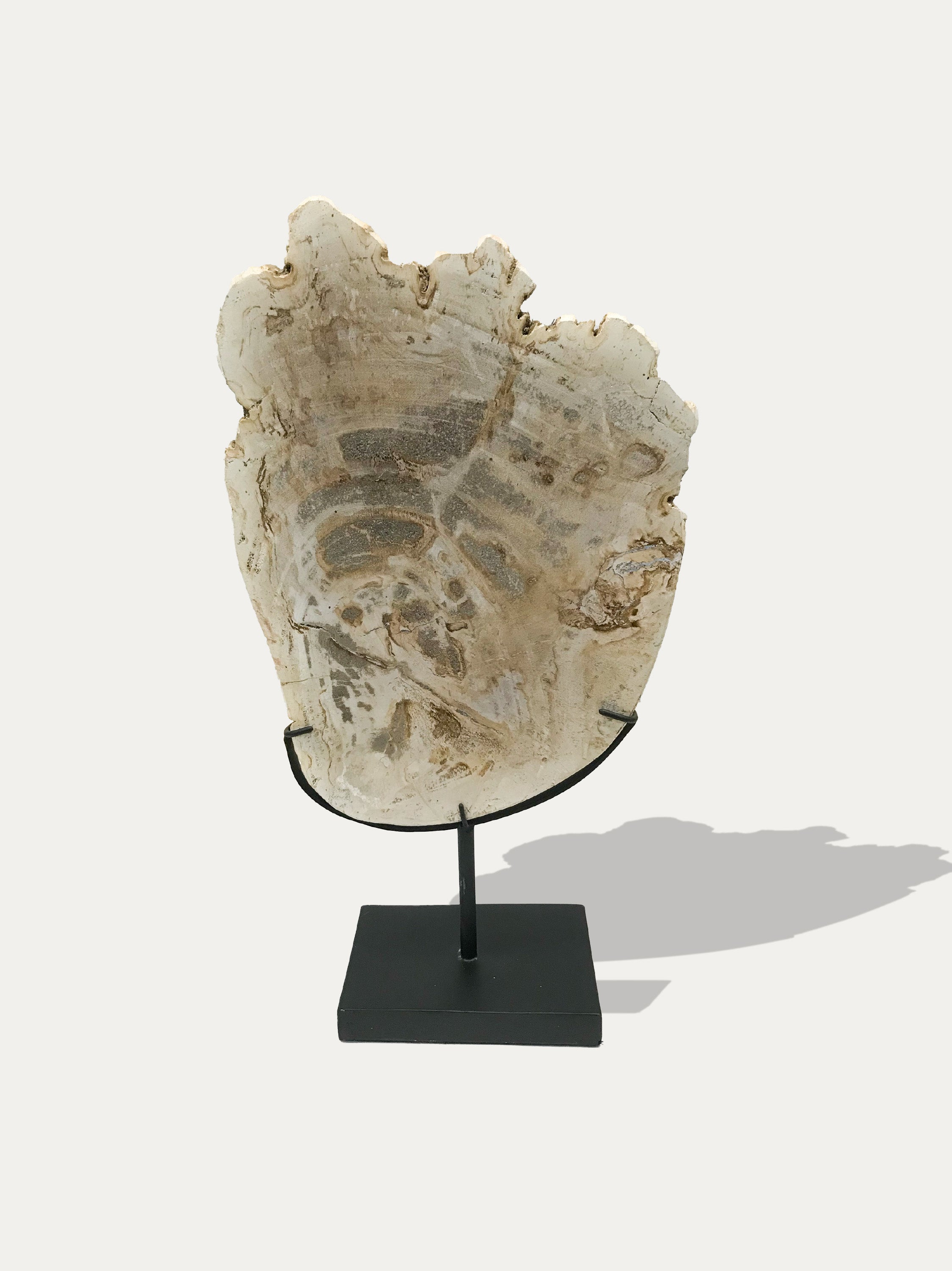 Petrified Wood Sculpture and Tray - Asian art from Kirschon