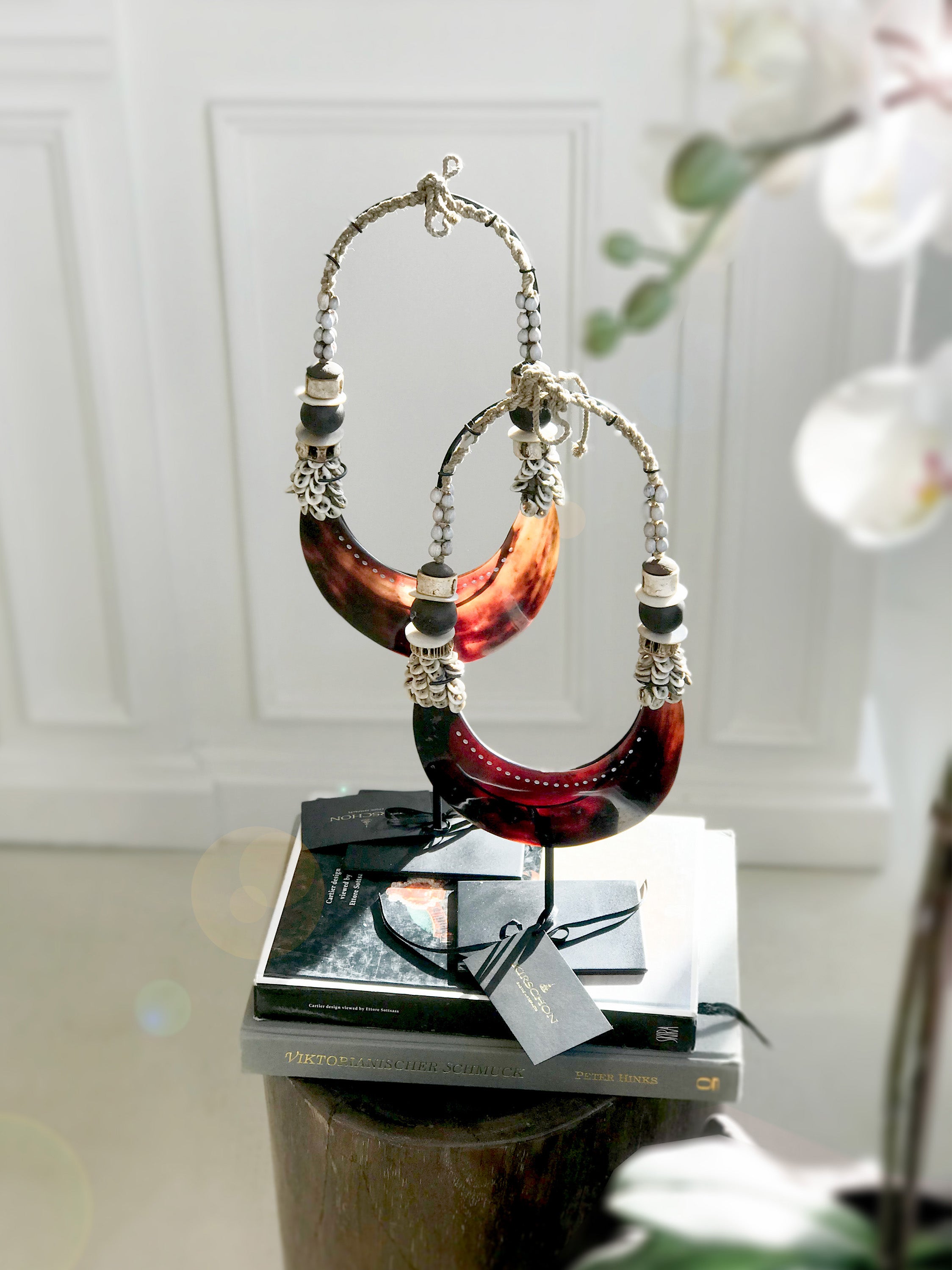 Set of 2 Kina Shell Necklaces From Papua - Asian Art from Kirschon