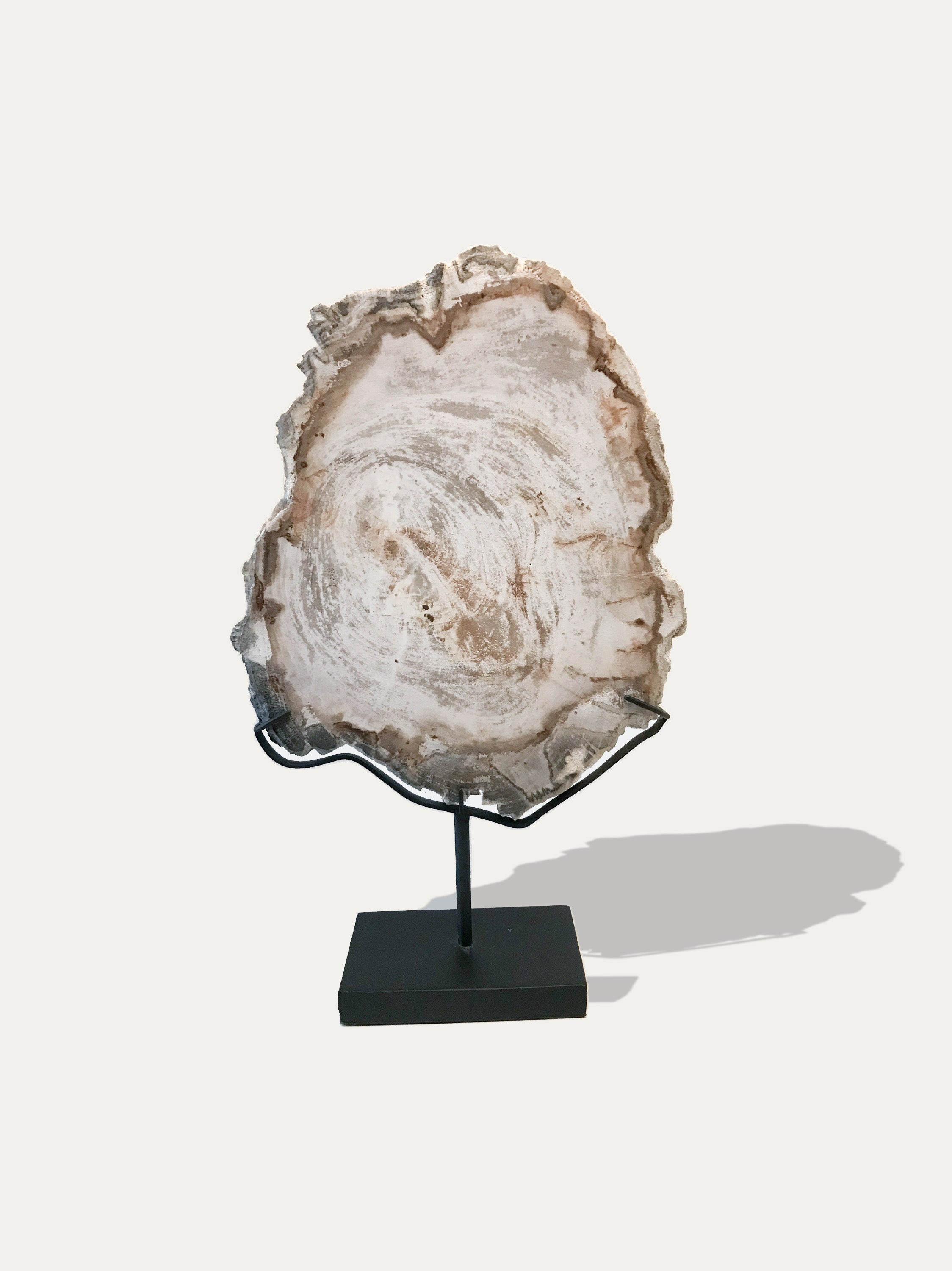 Petrified Wood Sculpture and Tray - Asian art from Kirschon