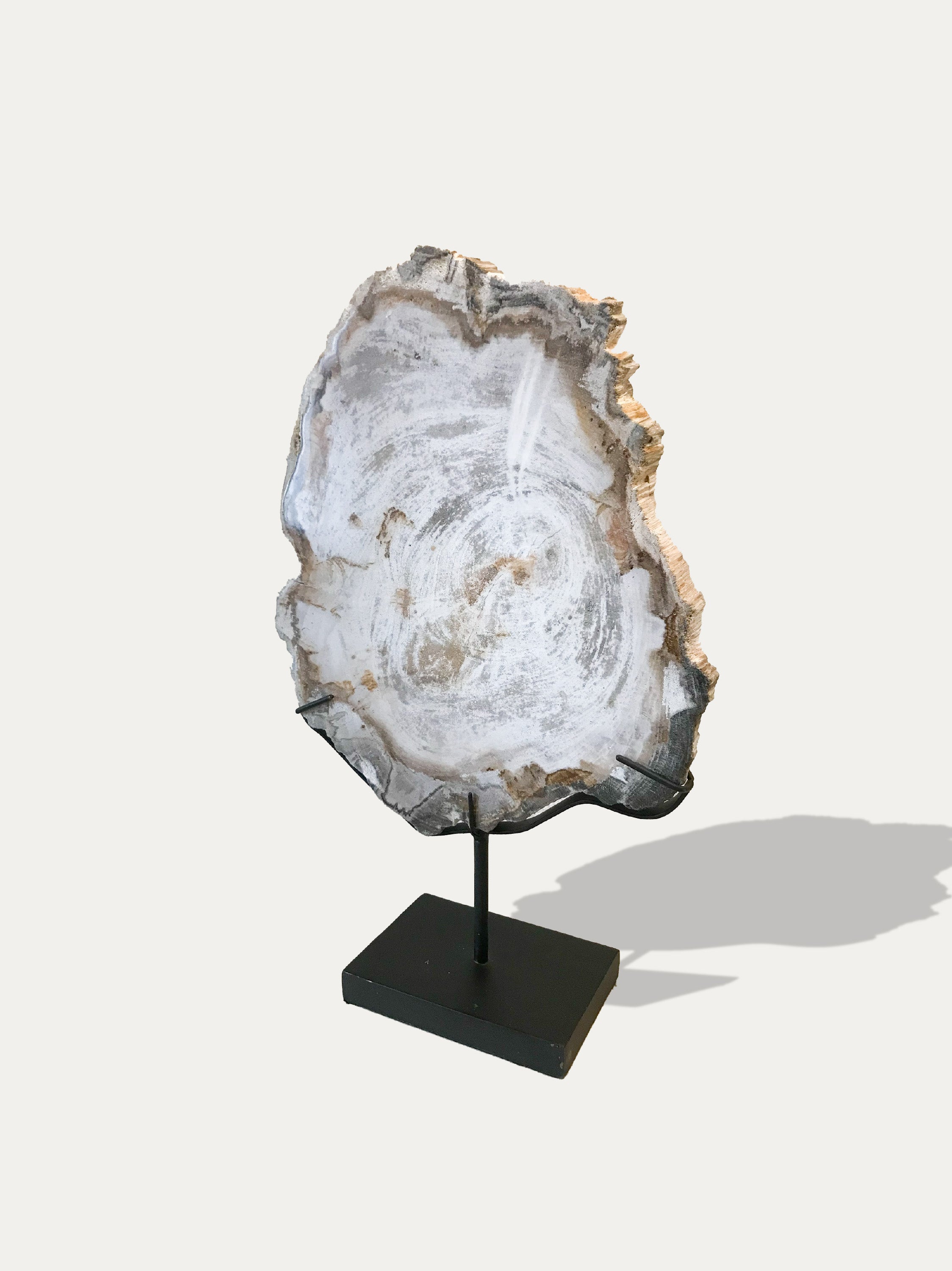 Petrified Wood Sculpture and Tray - Asian art from Kirschon
