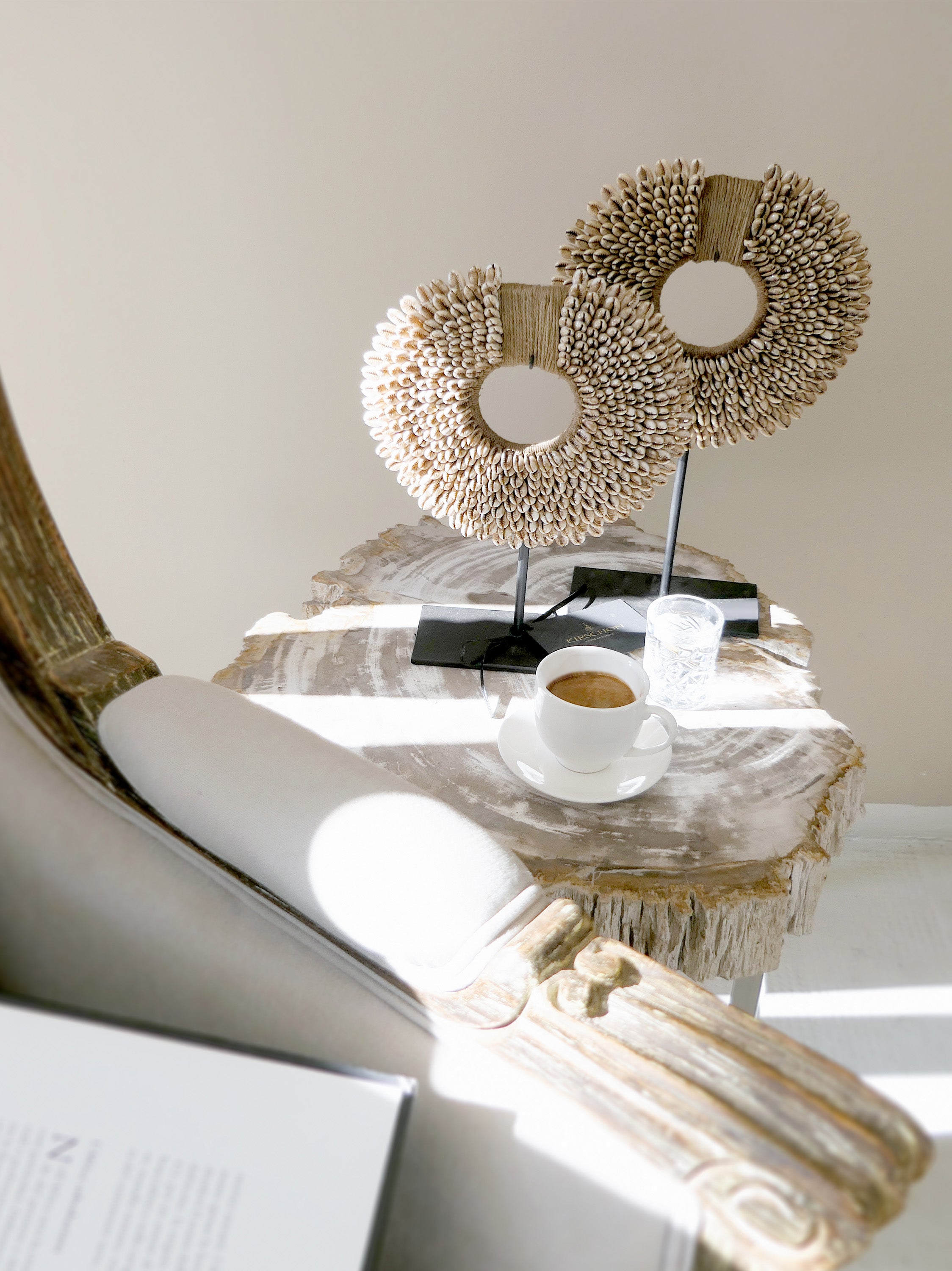 Set of 2 Small Cowrie Shell Necklaces From Papua - Asian Art from Kirschon