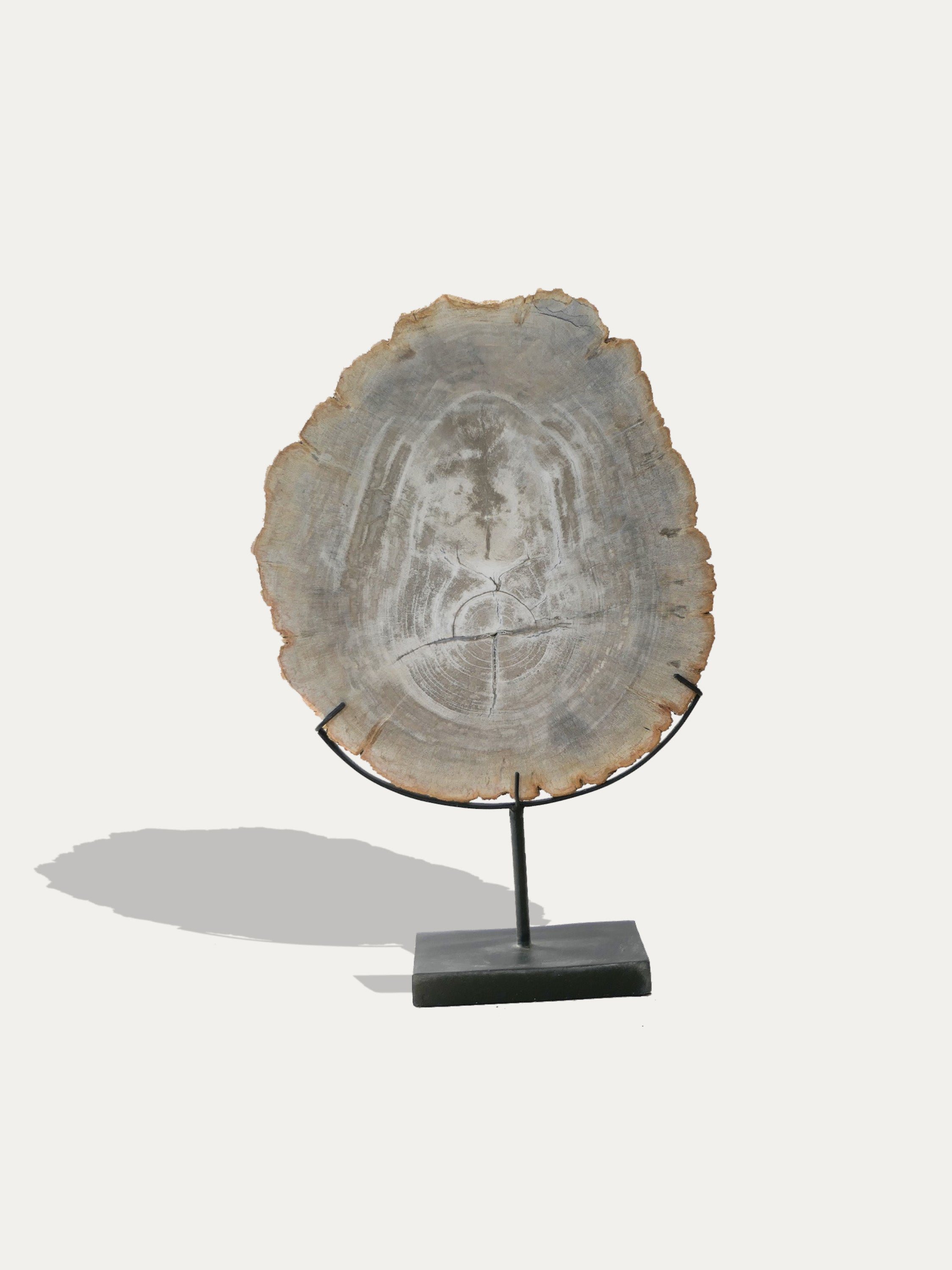 Petrified Wood Sculpture and Tray - Asian art from Kirschon