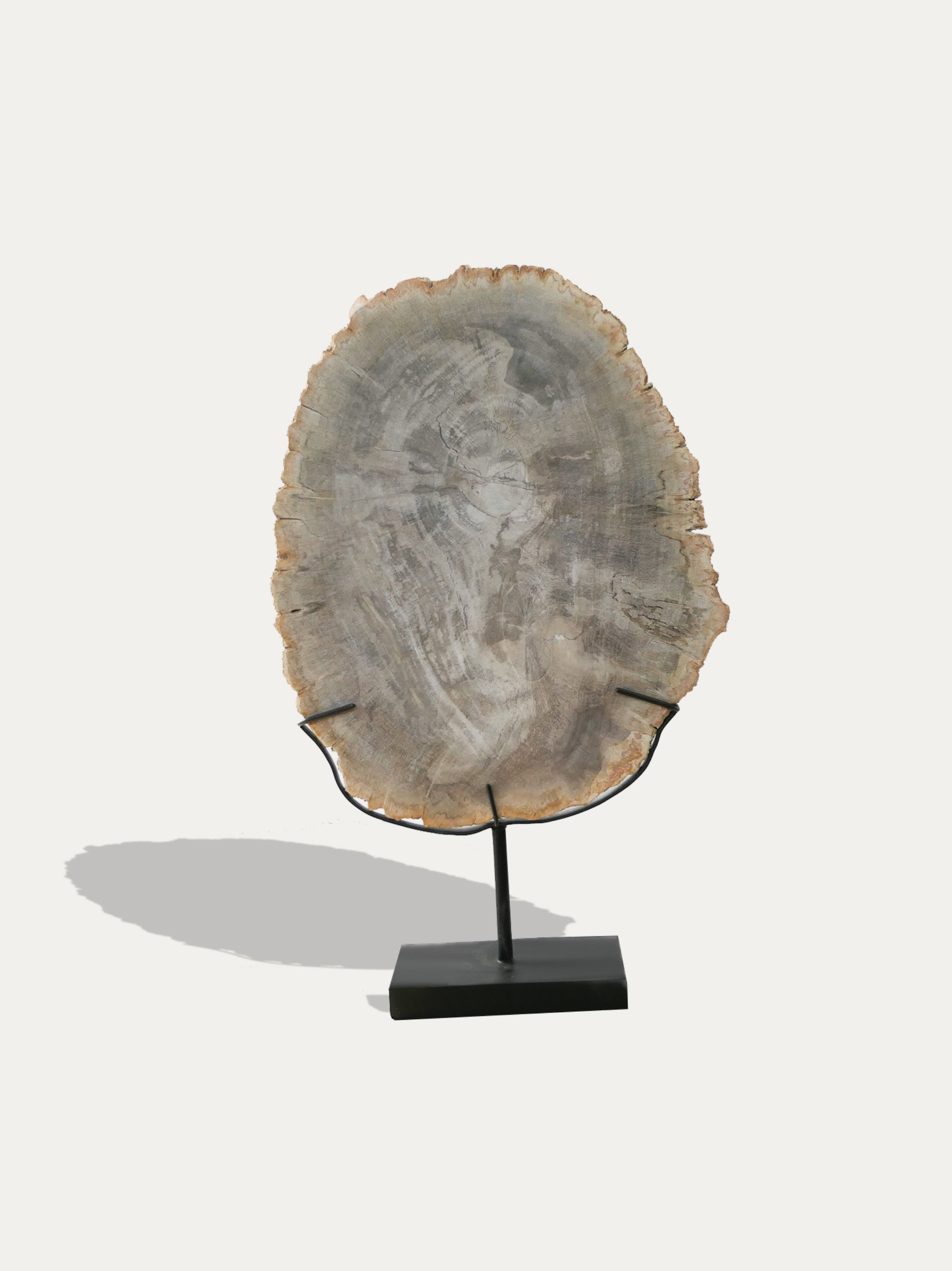 Petrified Wood Sculpture and Tray - Asian art from Kirschon