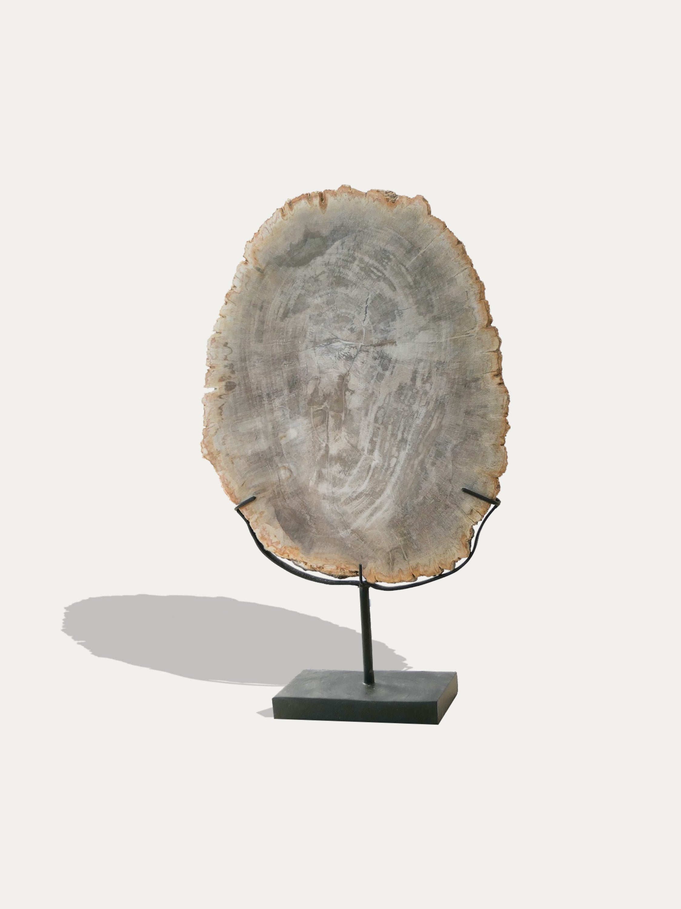Petrified Wood Sculpture and Tray - Asian art from Kirschon