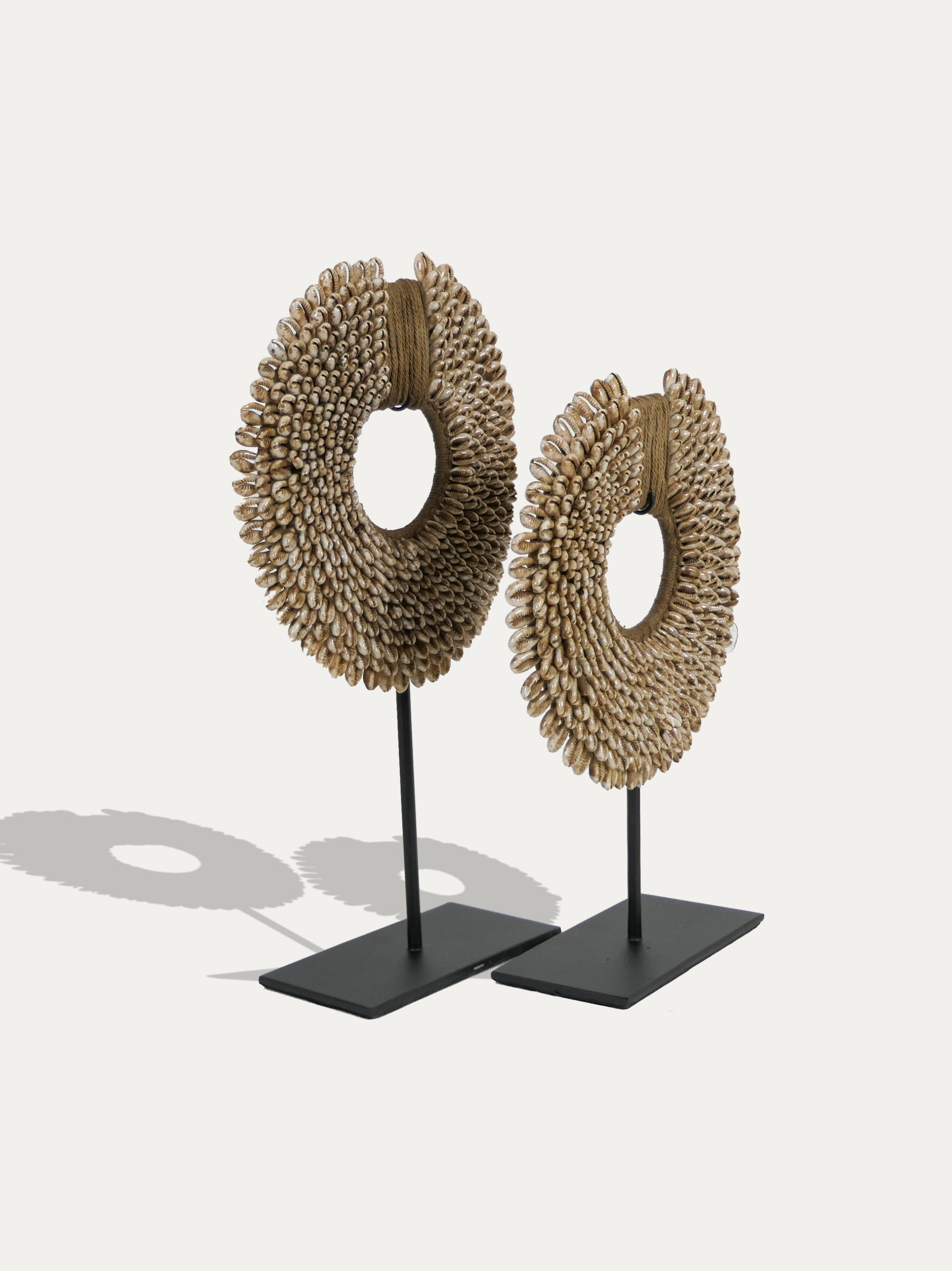 Set of 2 Small Cowrie Shell Necklaces From Papua - Asian Art from Kirschon