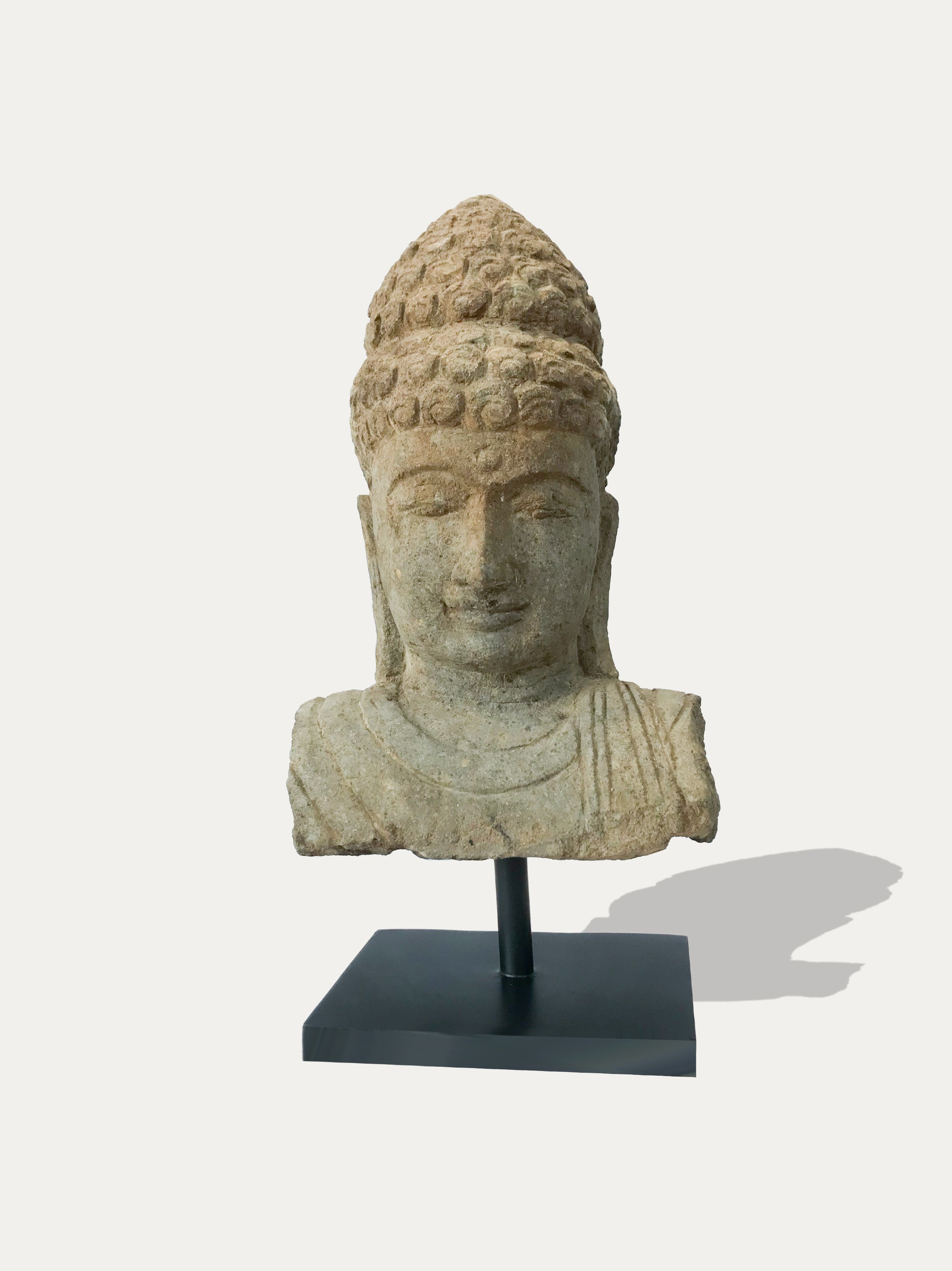 Buddha stone statue from Java - asian Art from Kirschon