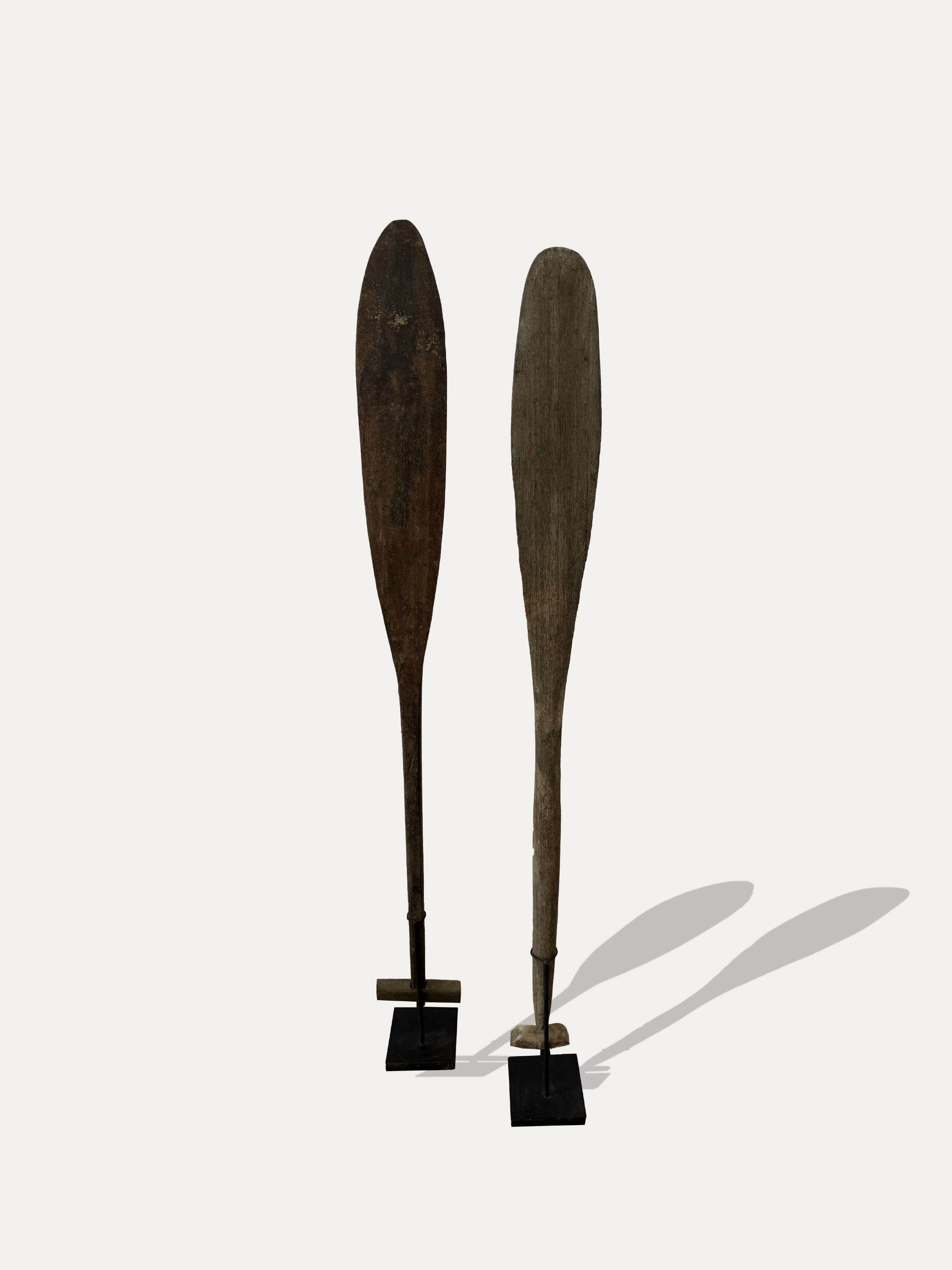 Antique oars from Borneo