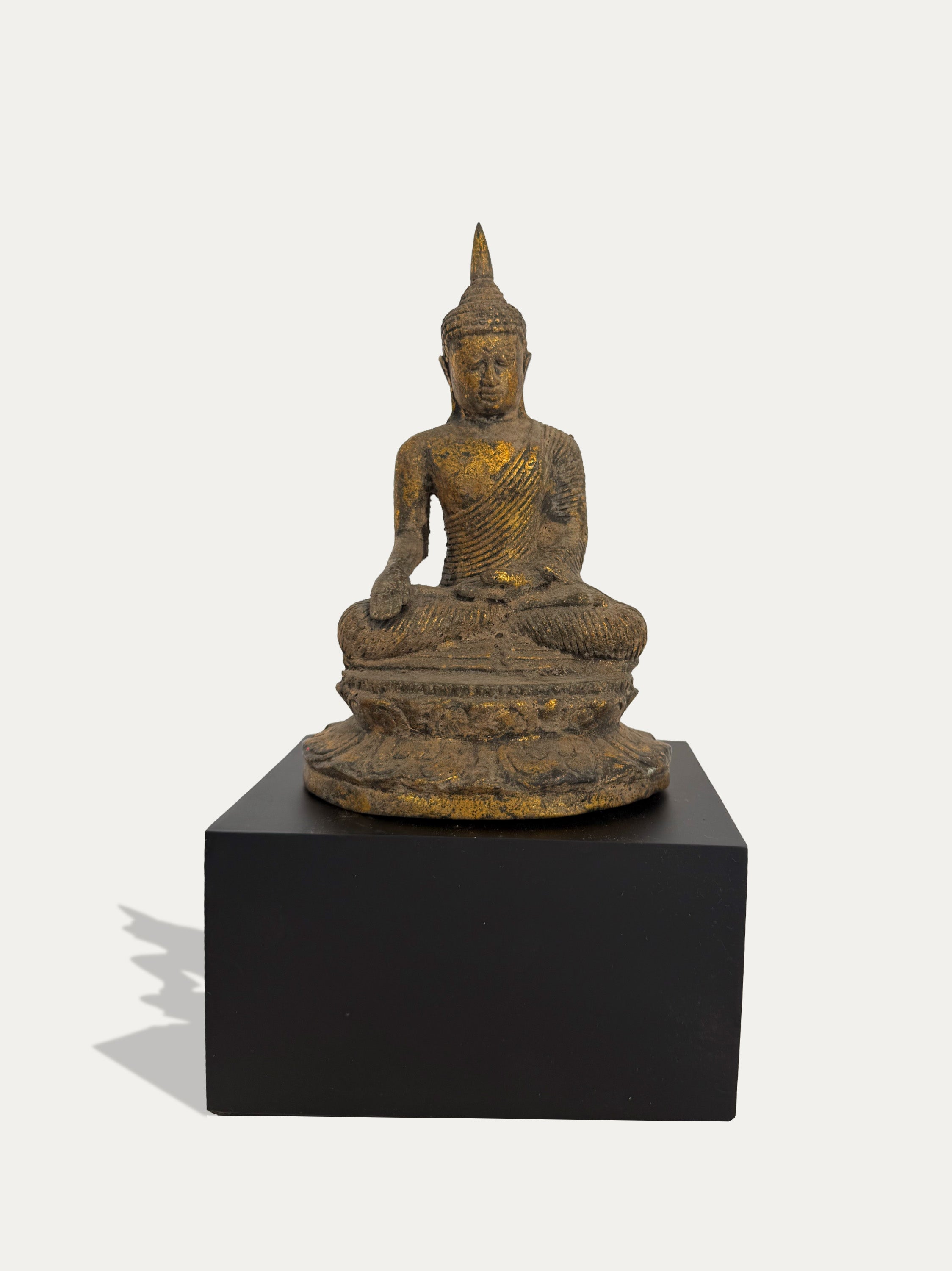 BOUDDHA EN BRONZE ANTIQUE