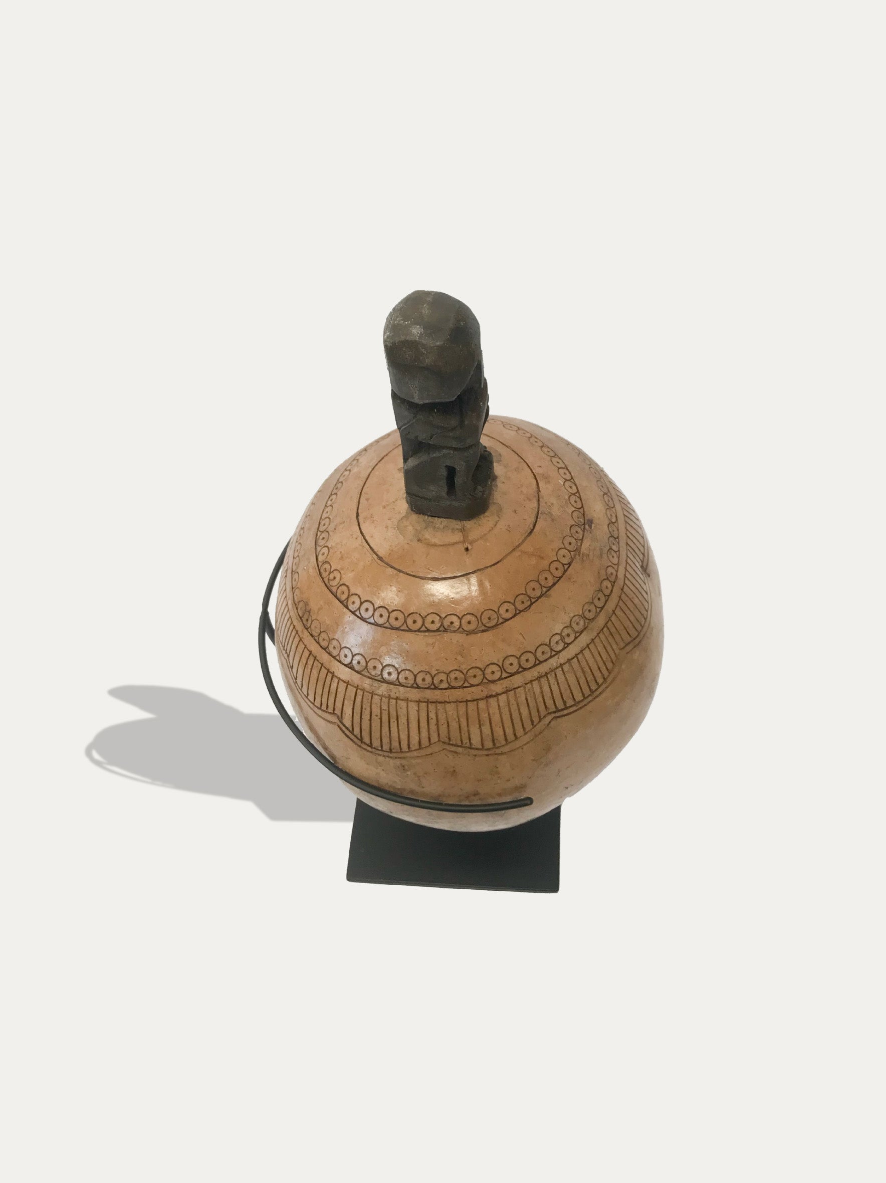 Tribal pumpkin water bottle from Sumba - Asian Art from Kirschon