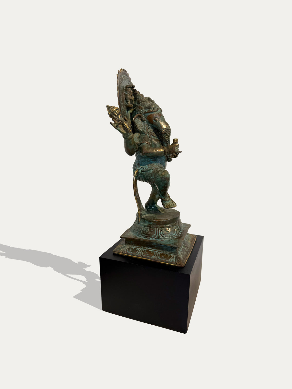Bronze Dancing Ganesha statue from Java cast using the lost-wax technique