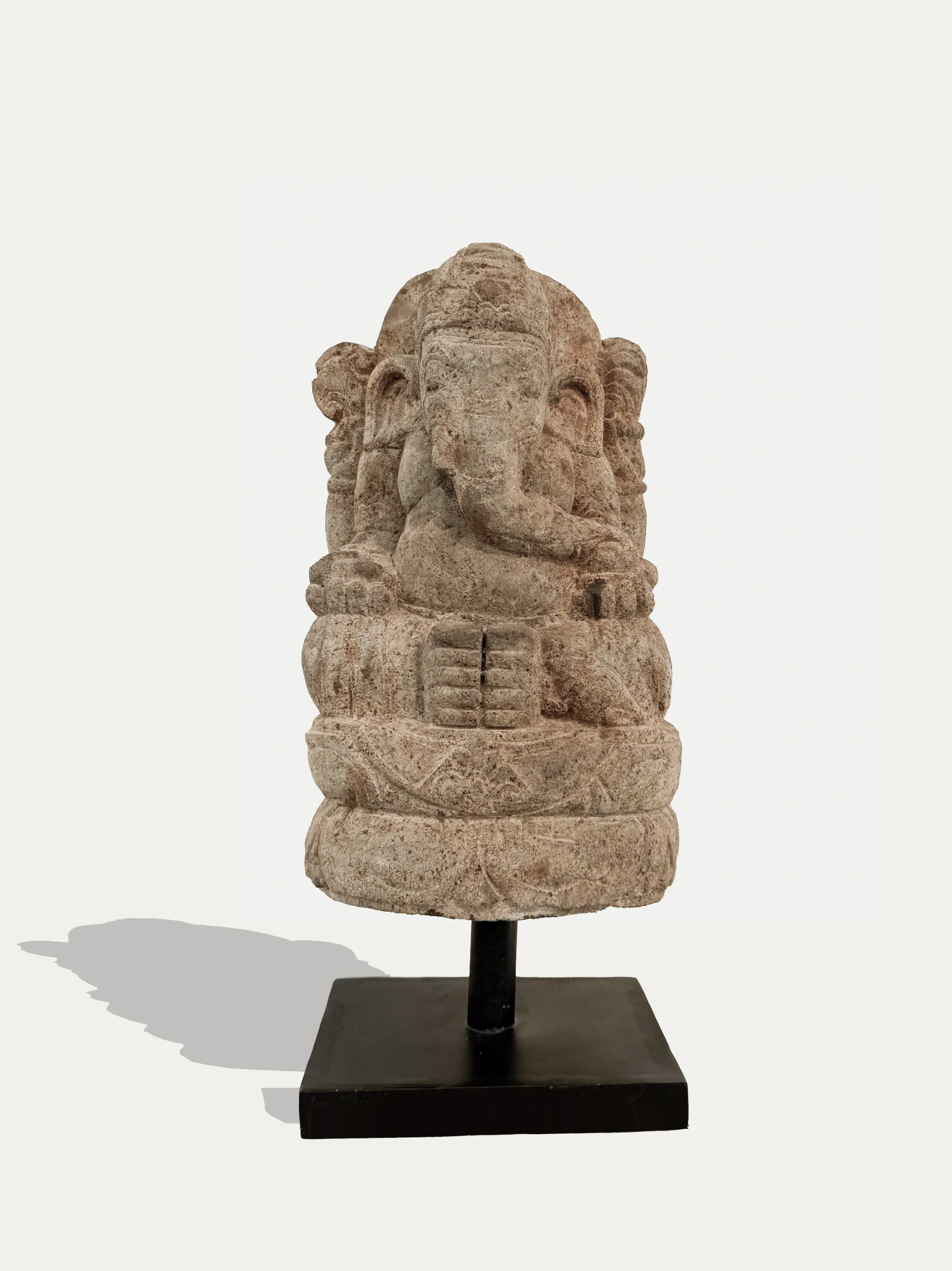 LORD GANESHA STONE STATUE FROM JAVA