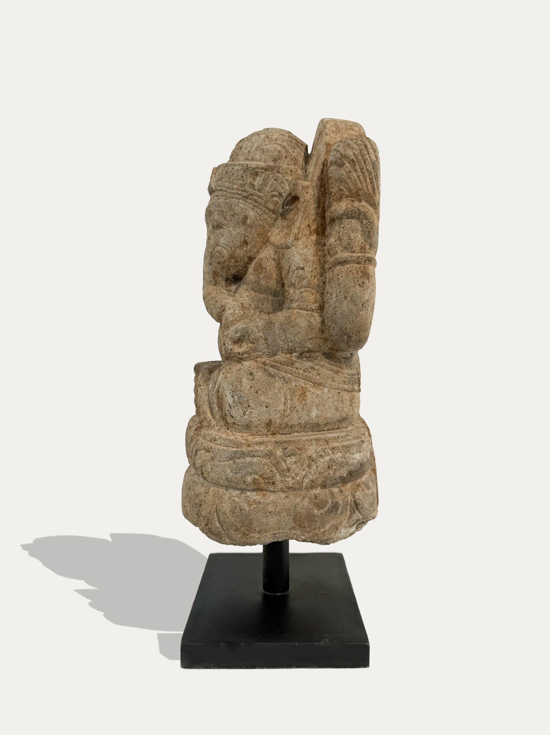 LORD GANESHA STONE STATUE FROM JAVA