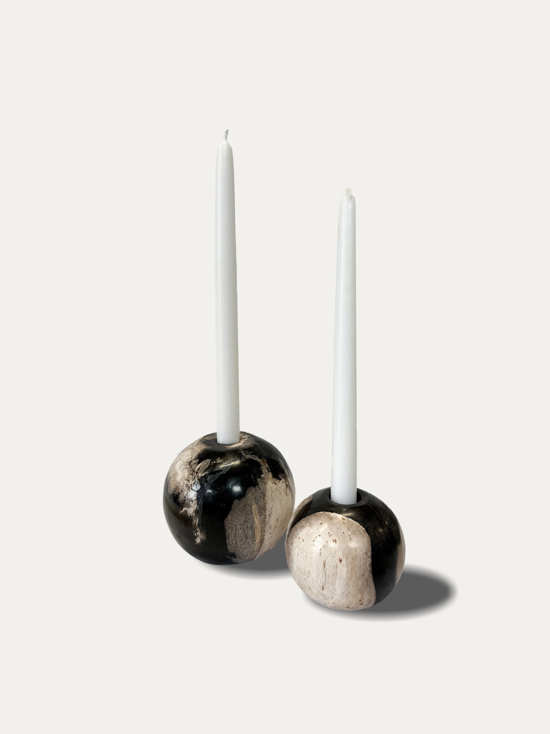set-of-2-reversible-candle-holders-petrified-wood-java-indonesia