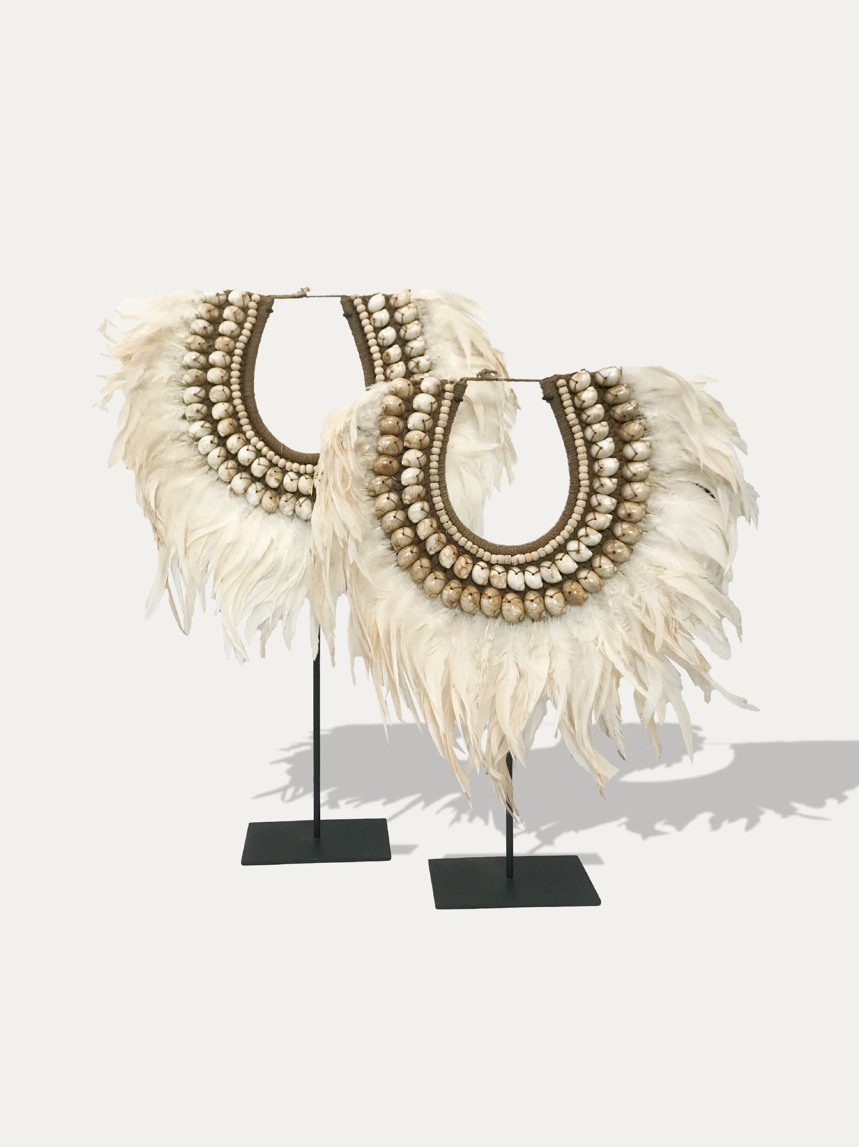 Tribal Feather Necklaces from Papua - Asian Art