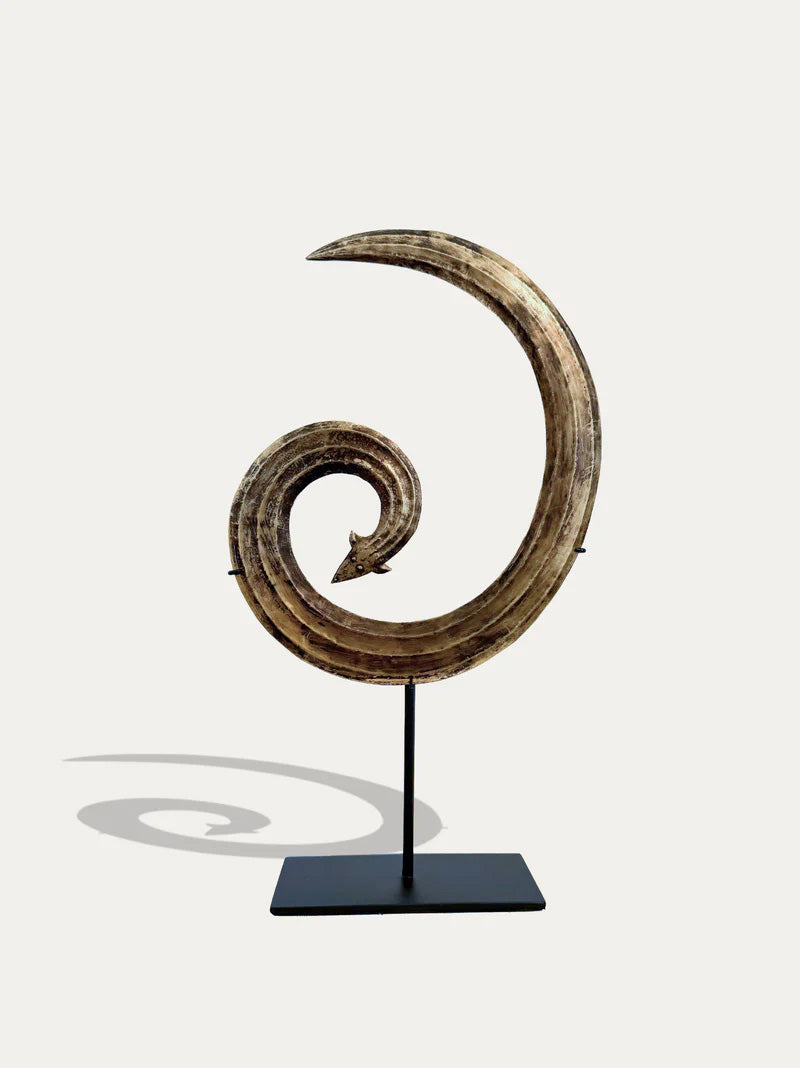 SILVER COLORED SANGGORI HEAD ORNAMENT