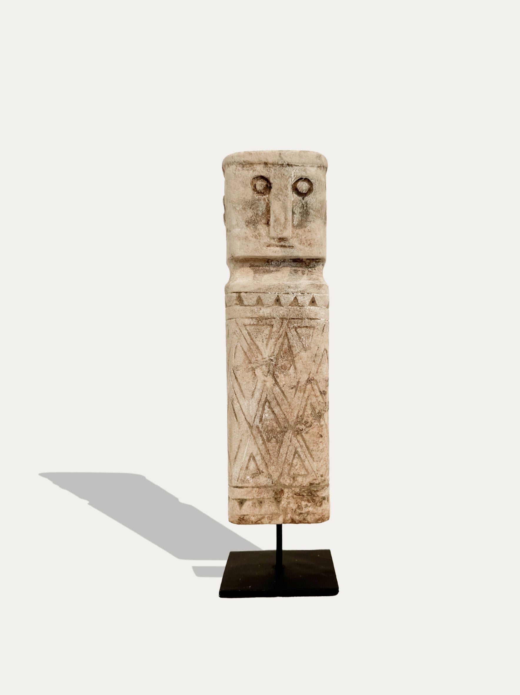 Large Tribal Limestone Statue from Timor