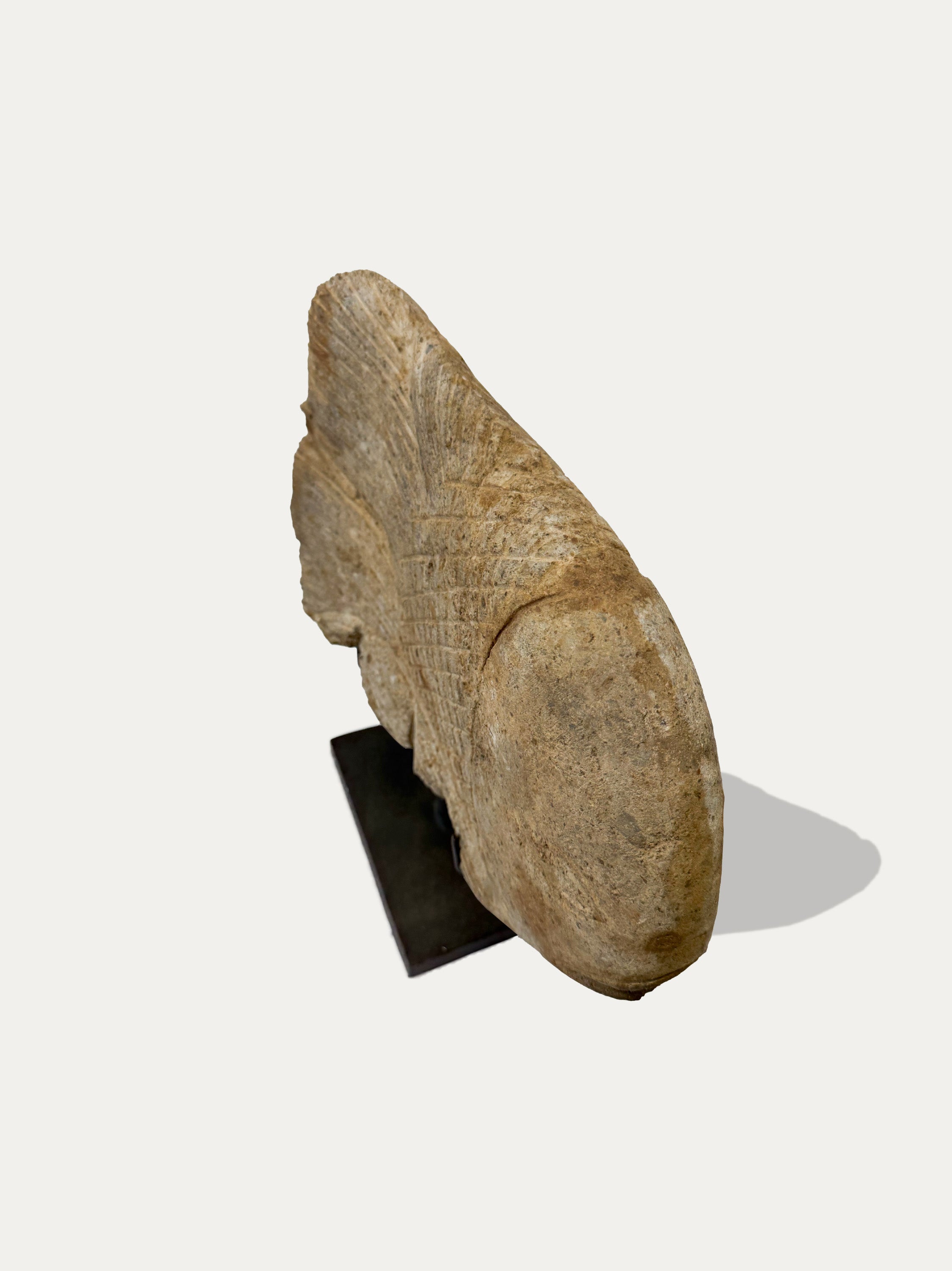 Handgeschnitzte Ikan (Fisch) Statue aus Java