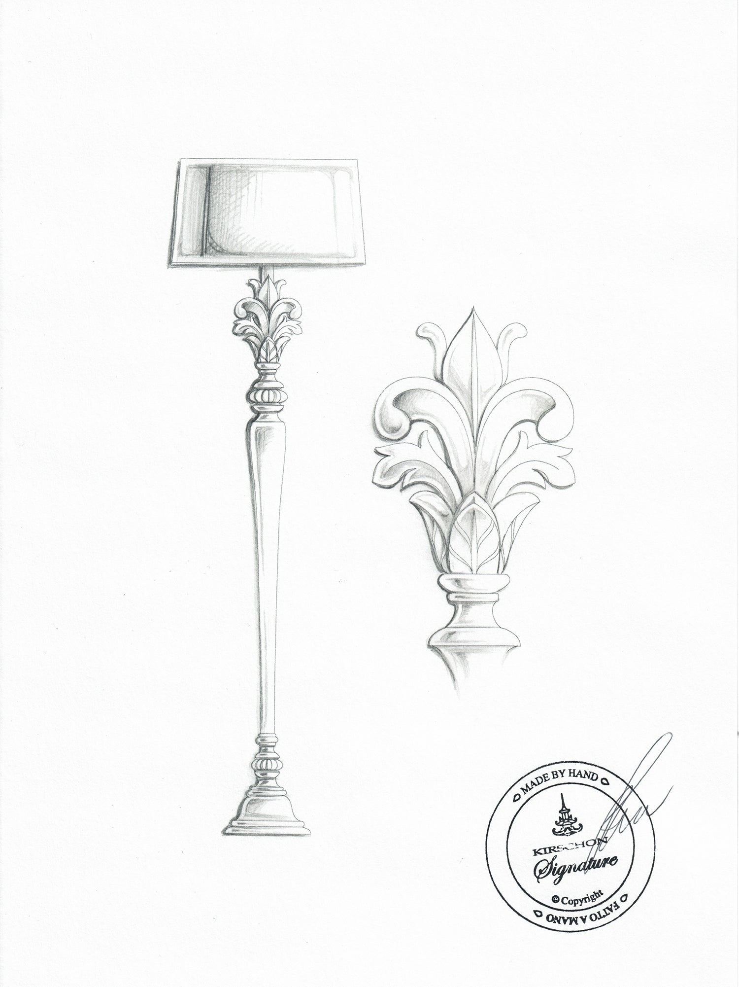 Botanica - Handmade Floor Lamp - kirschon