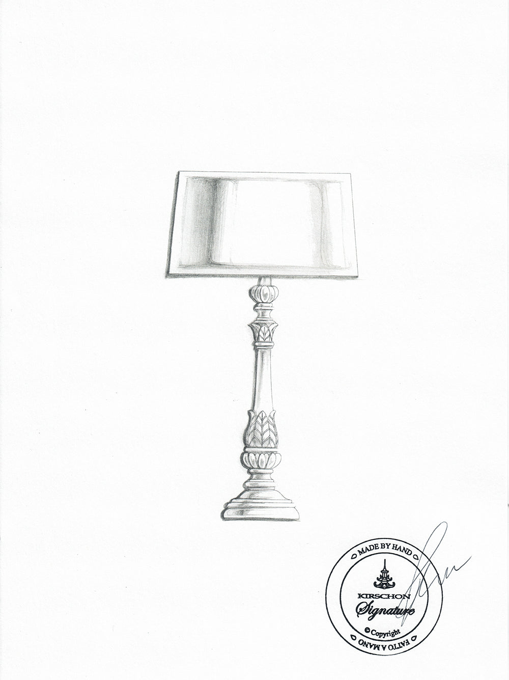 Lush - Handmade Table Lamp - kirschon