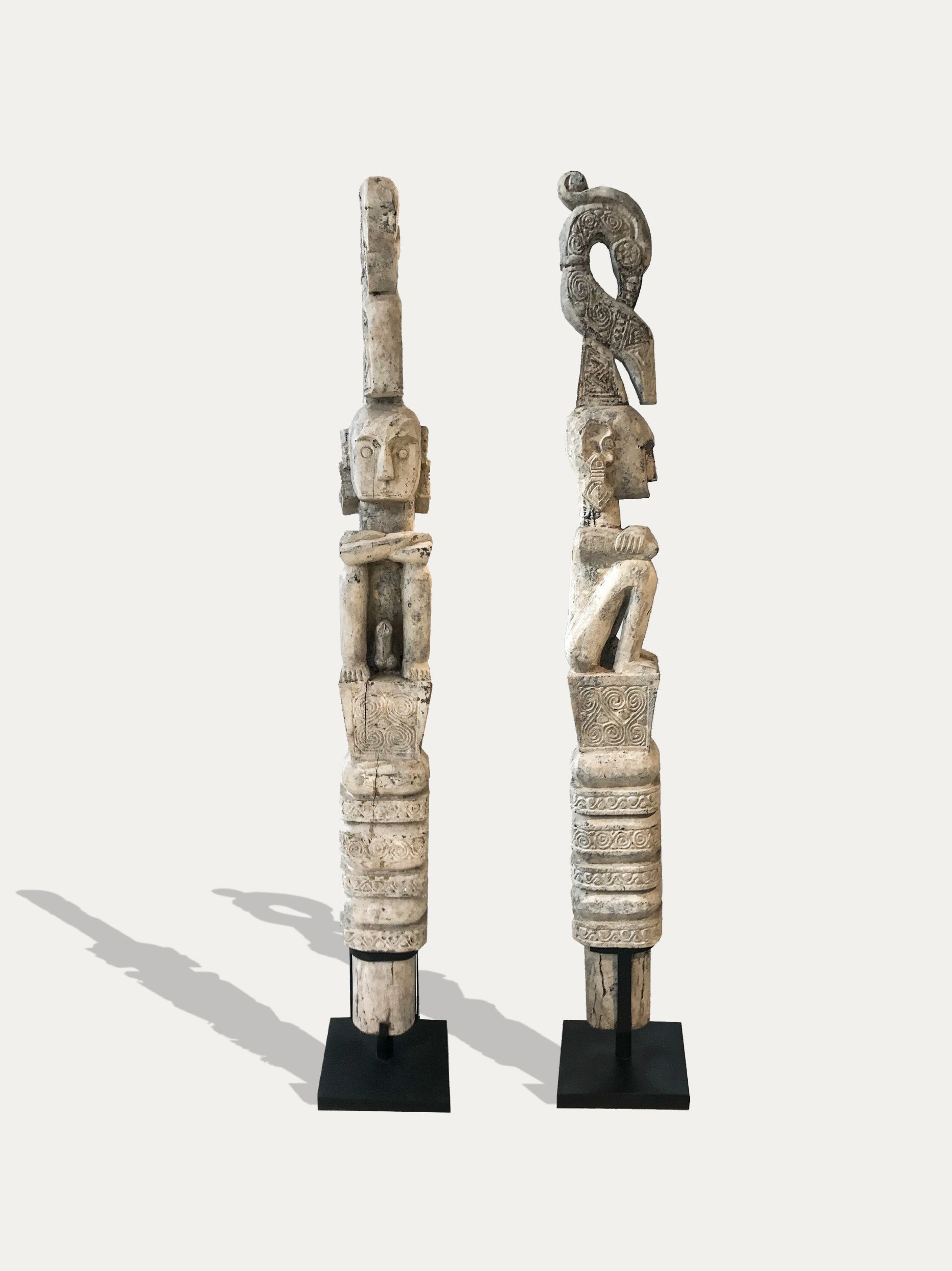 The King and Queen of Leti - Wooden Totems from Sumba - Asian Art from Kirschon